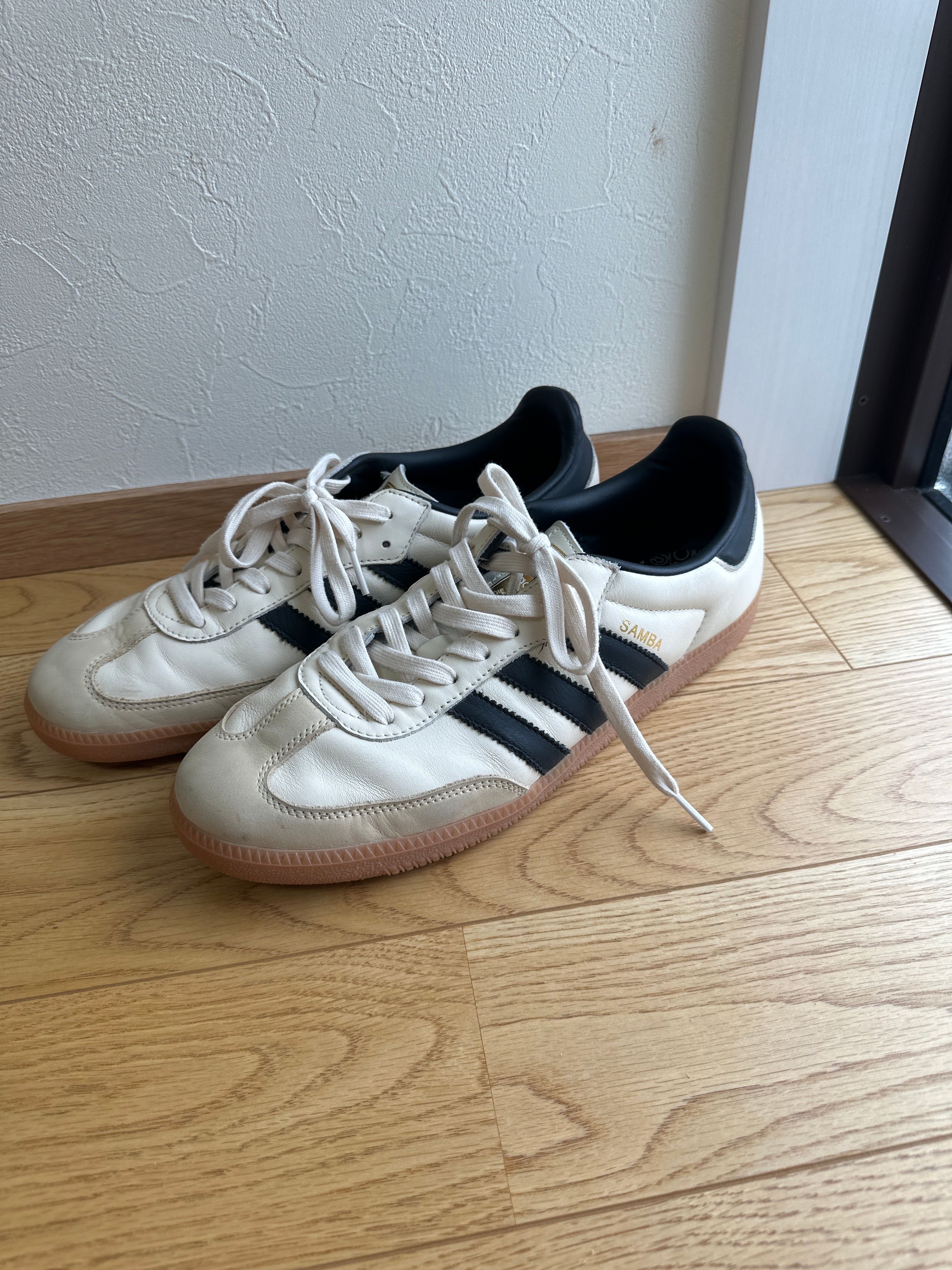 adidas Women's Samba OG "Cream White/Core Black/Sandstrata"