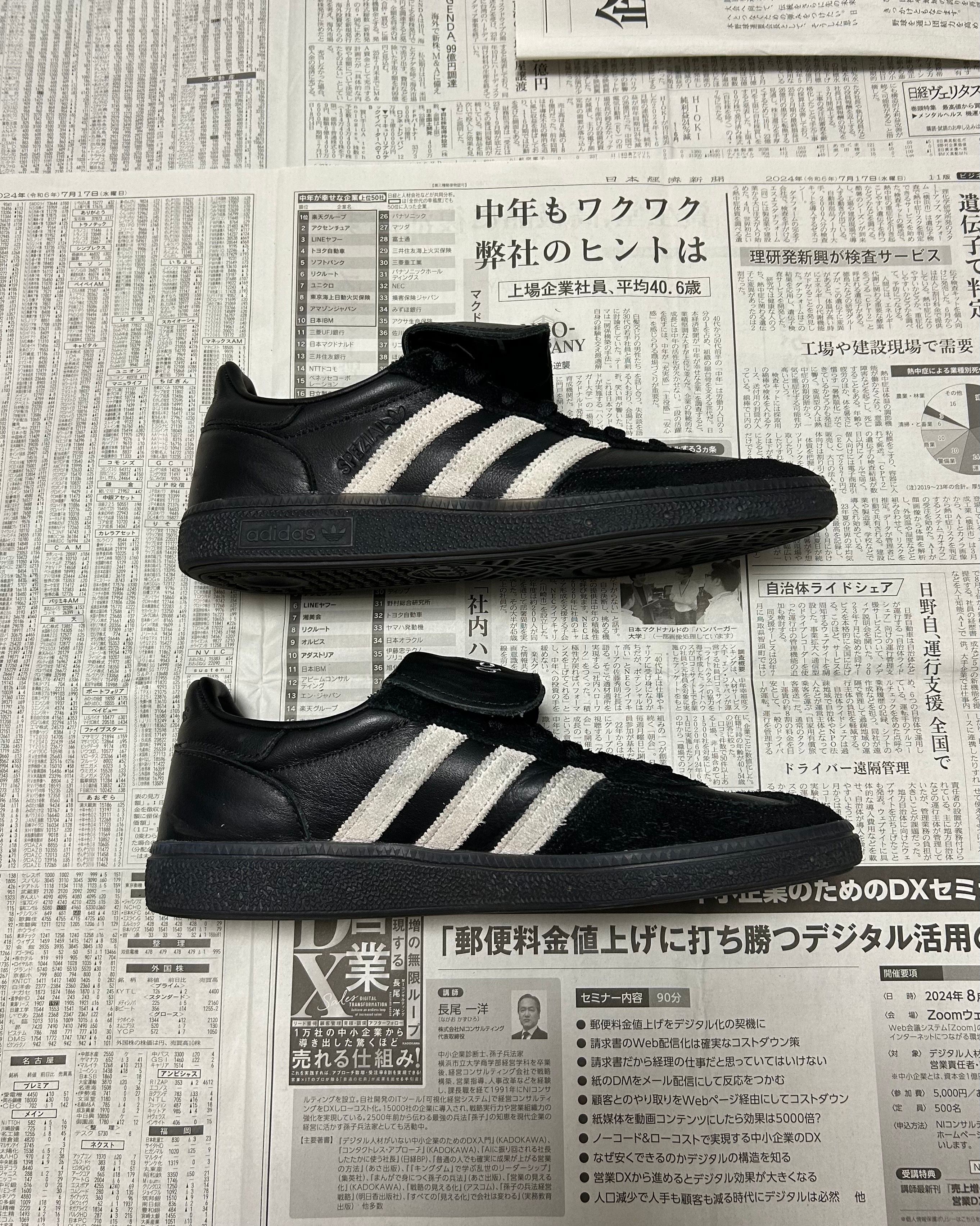 SHUKYU × E-WAX × adidas Handball Spezial "Core Black"
