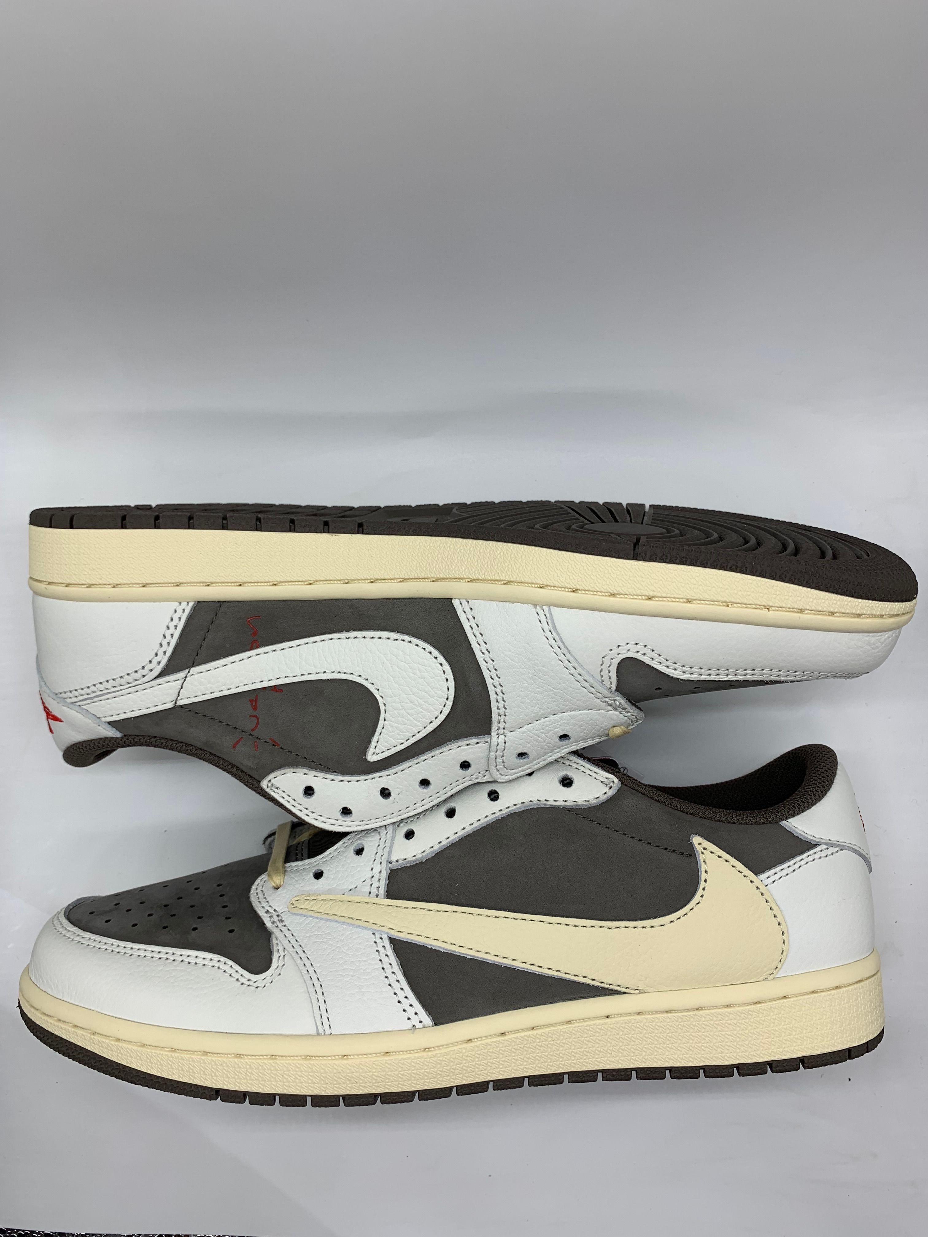 Travis Scott × Nike Air Jordan 1 Low OG SP "Reverse Mocha/Sail and Ridgerock"
