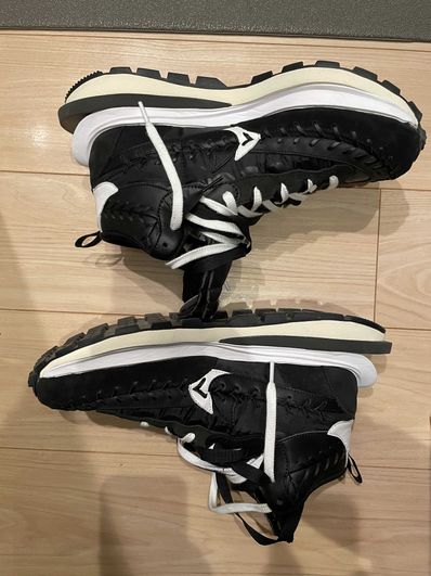 Jean-Paul Gaultier × sacai × Nike Vapor Waffle "Black/Black-White"