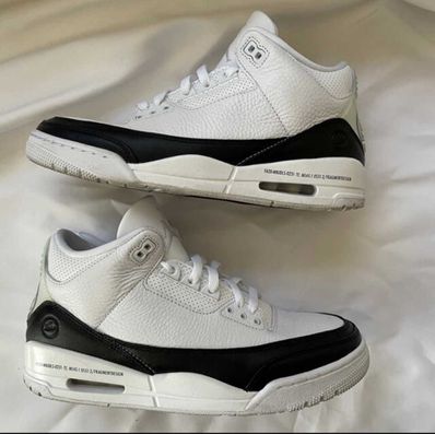 Fragment × Nike Air Jordan 3 "White/Black"