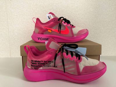 Off-White × Nike Zoom Fly "Pink"