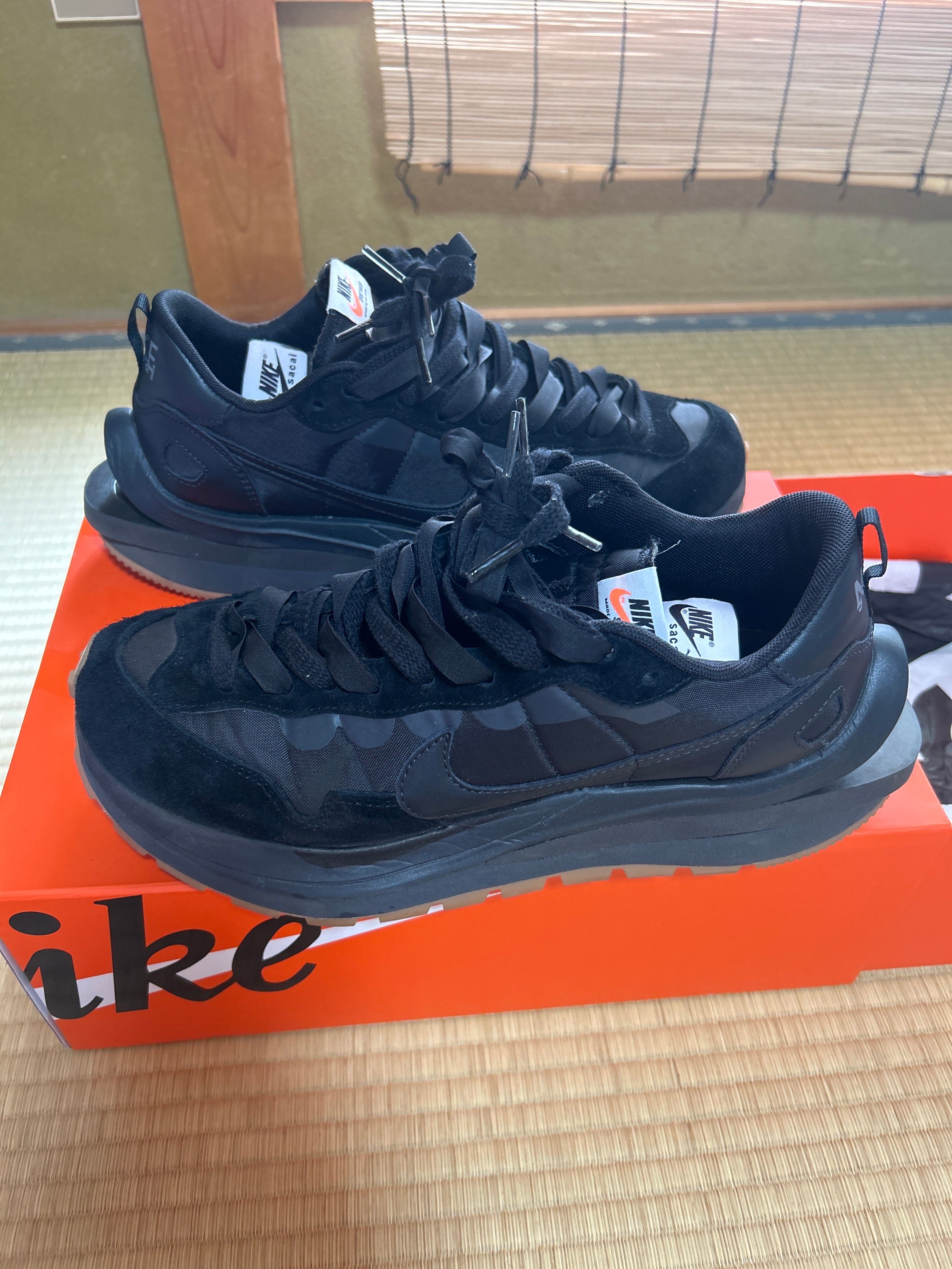sacai × Nike VaporWaffle "Black Gum"