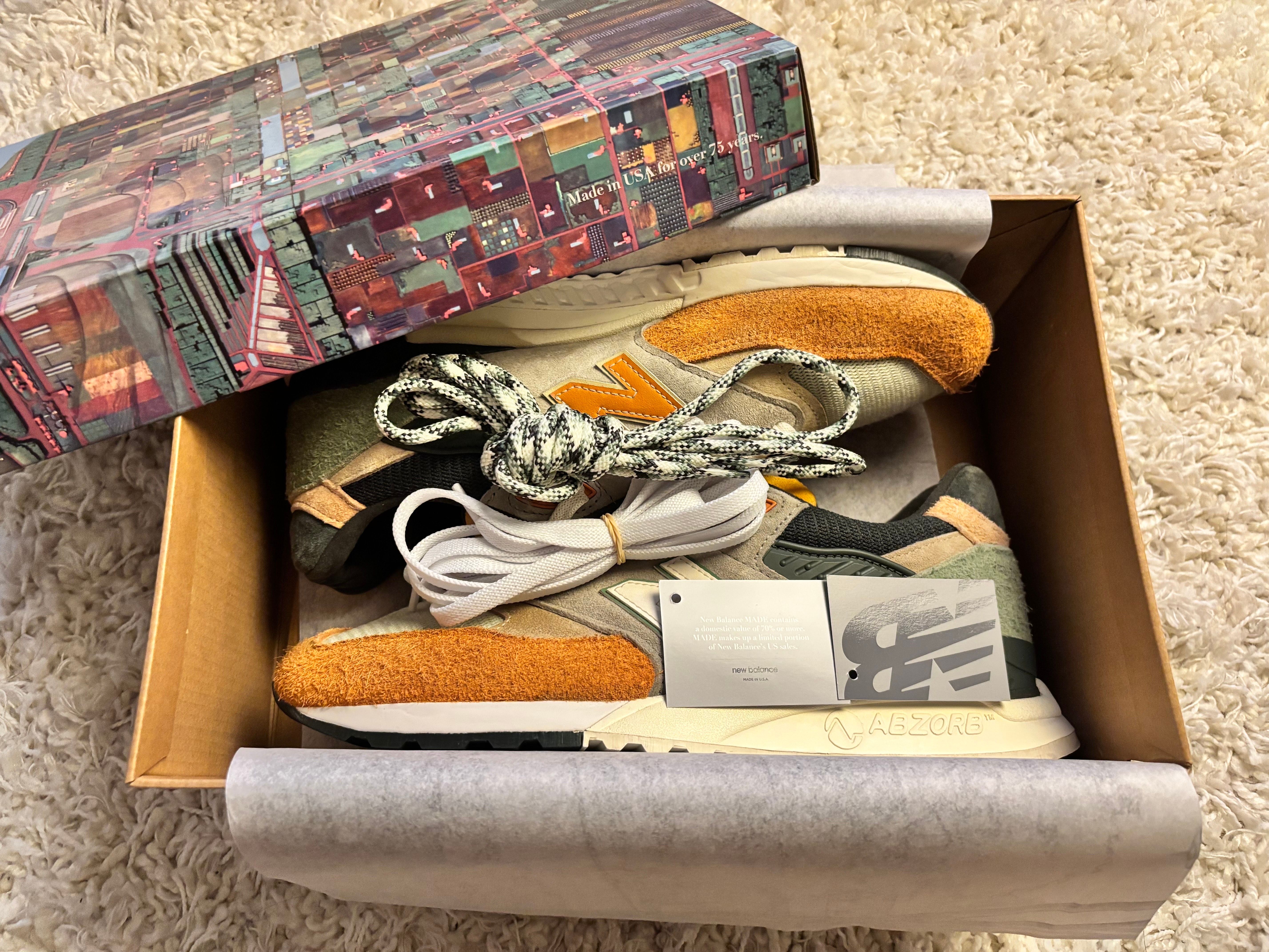 KITH Ronnie Fieg and the Frank Lloyd Wright Foundation × New Balance 998 "Aloe Wash/Apricot Buff"