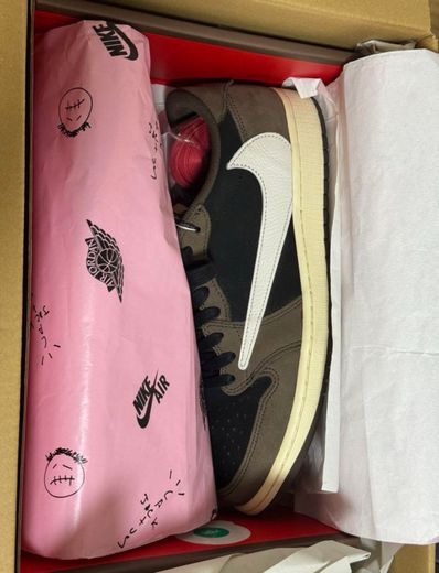 Travis Scott × Nike Air Jordan 1 Low OG SP-T "Black/Dark Mocha"