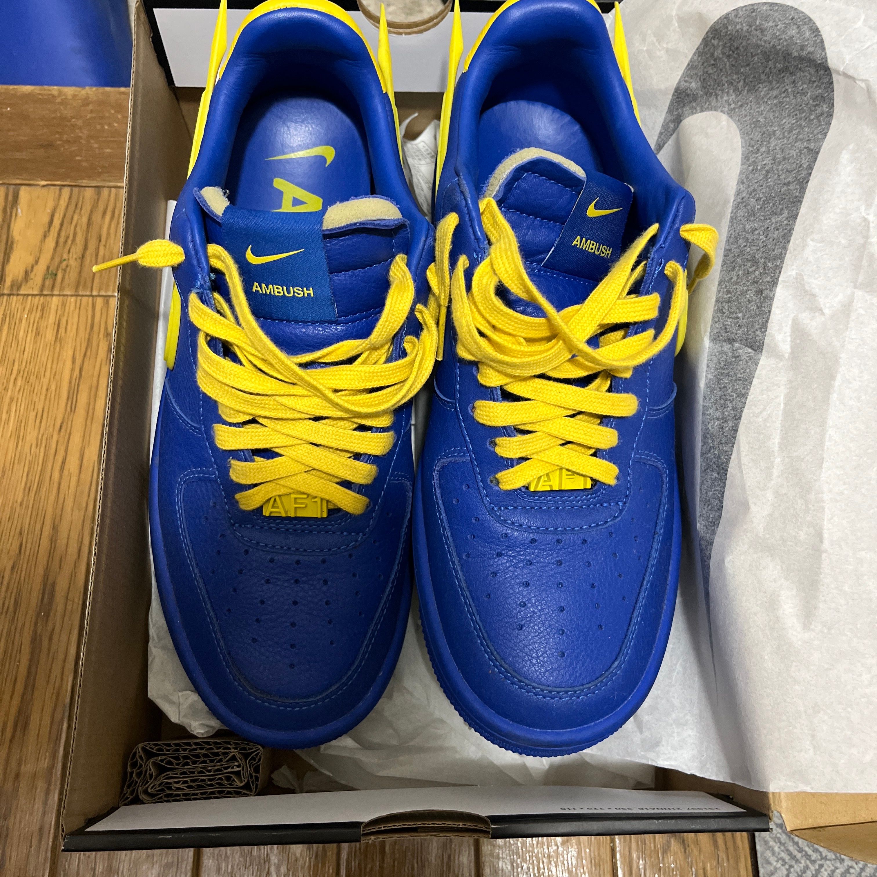AMBUSH × Nike Air Force 1 Low "Game Royal and Vivid Sulfur"
