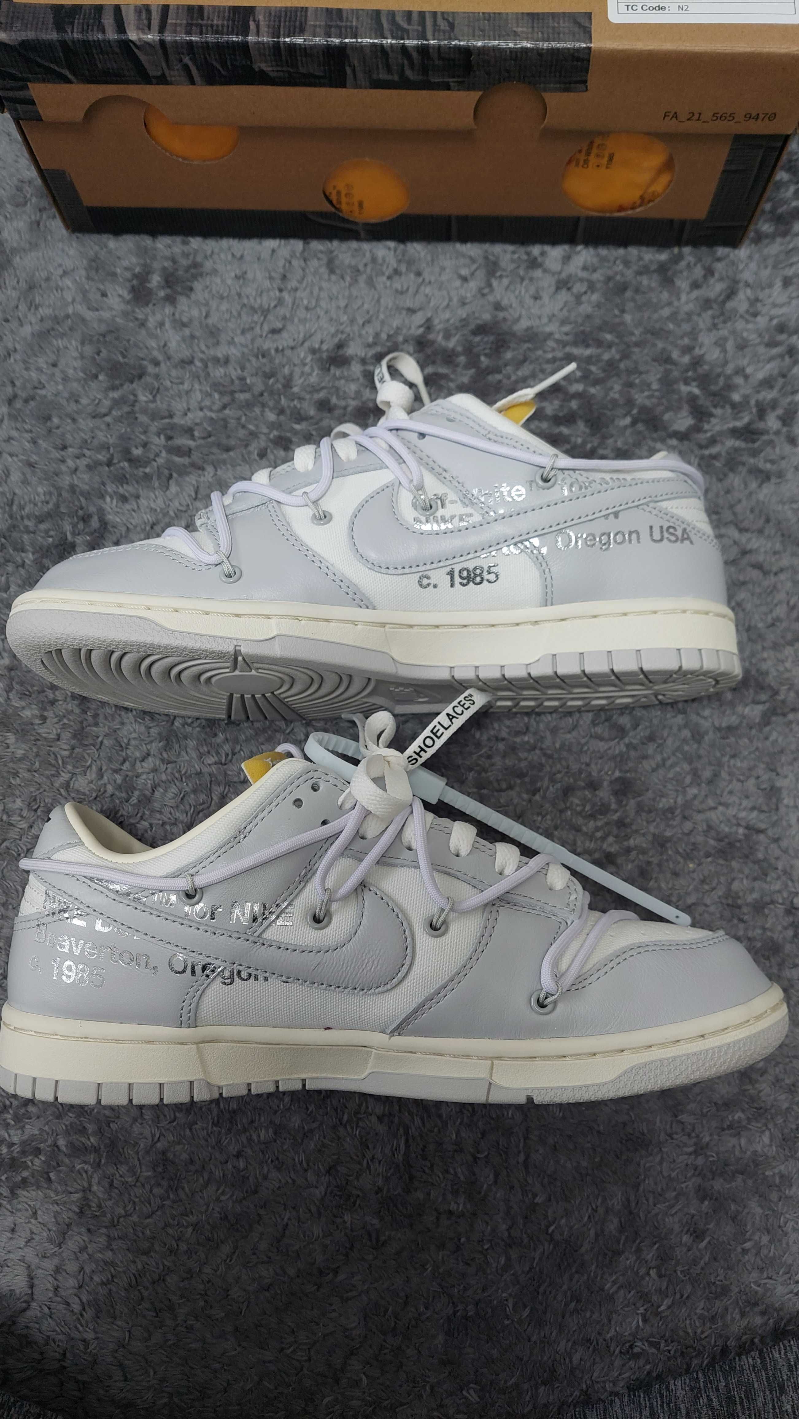 Off-White × Nike Dunk Low 1 of 50 "Lot.49"