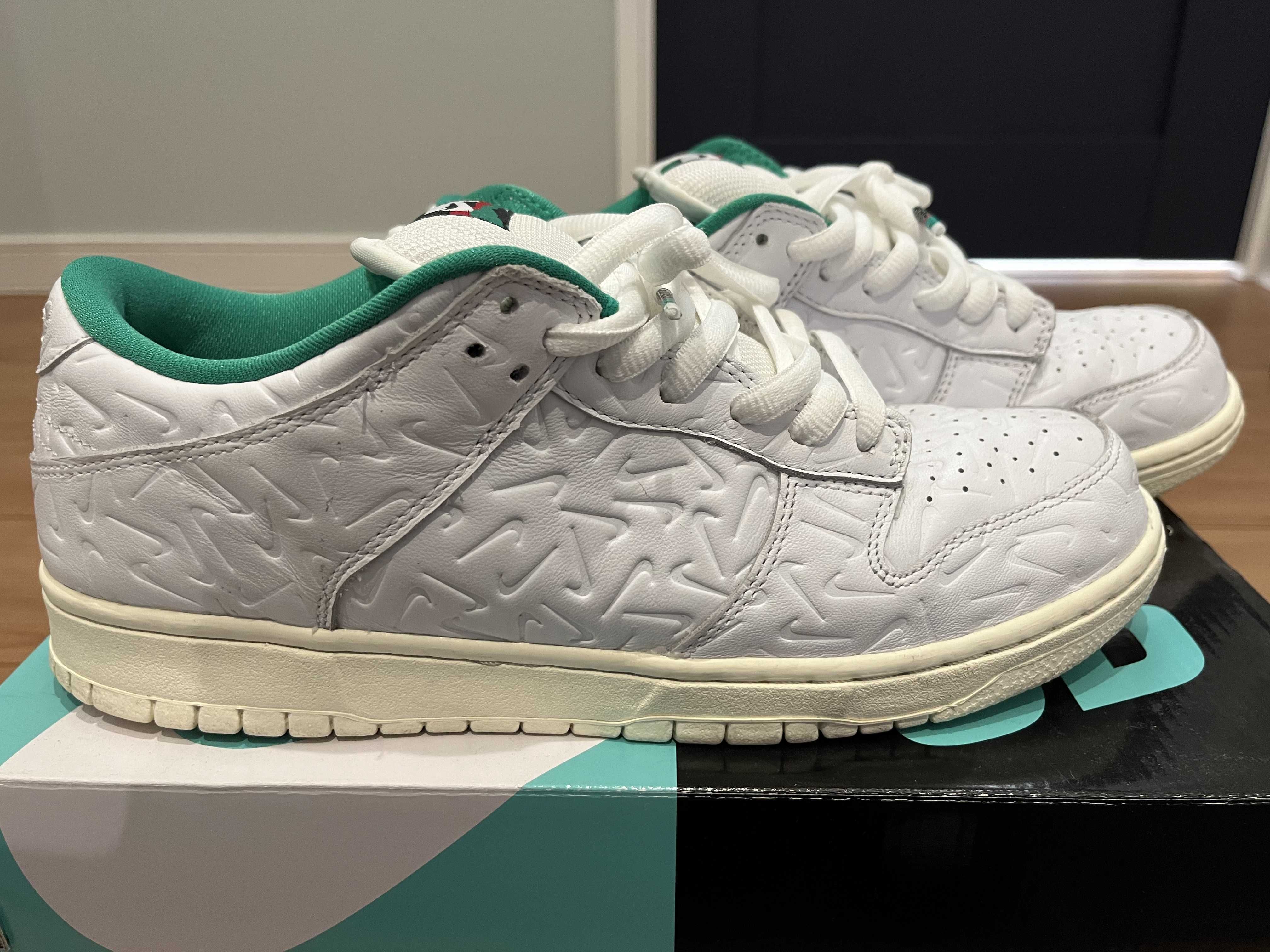 BEN-G × Nike SB Dunk Low "White/Green"