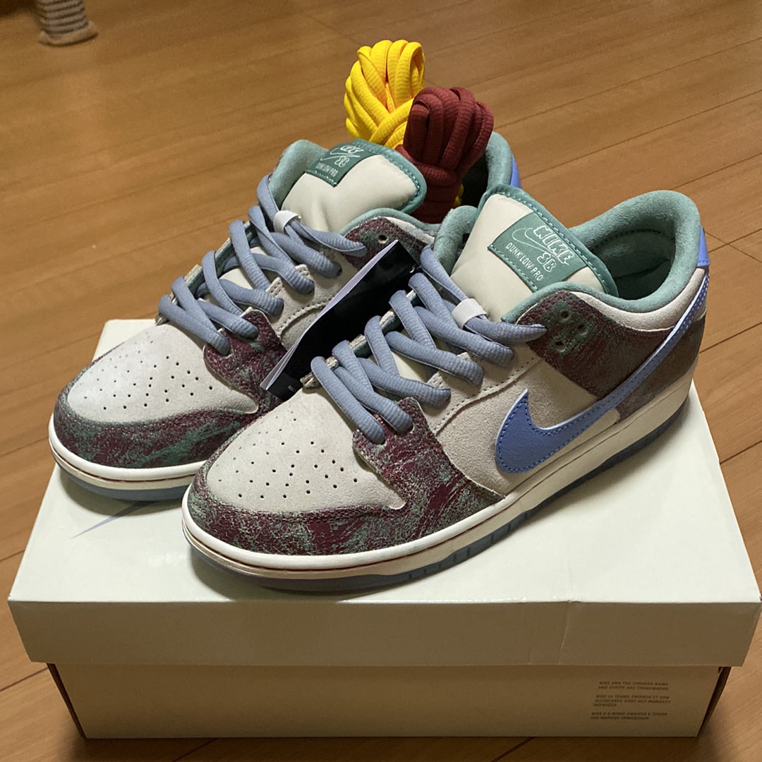 Crenshaw Skate Club × Nike SB Dunk Low PRO QS "Sail/Light Blue-Cedar"