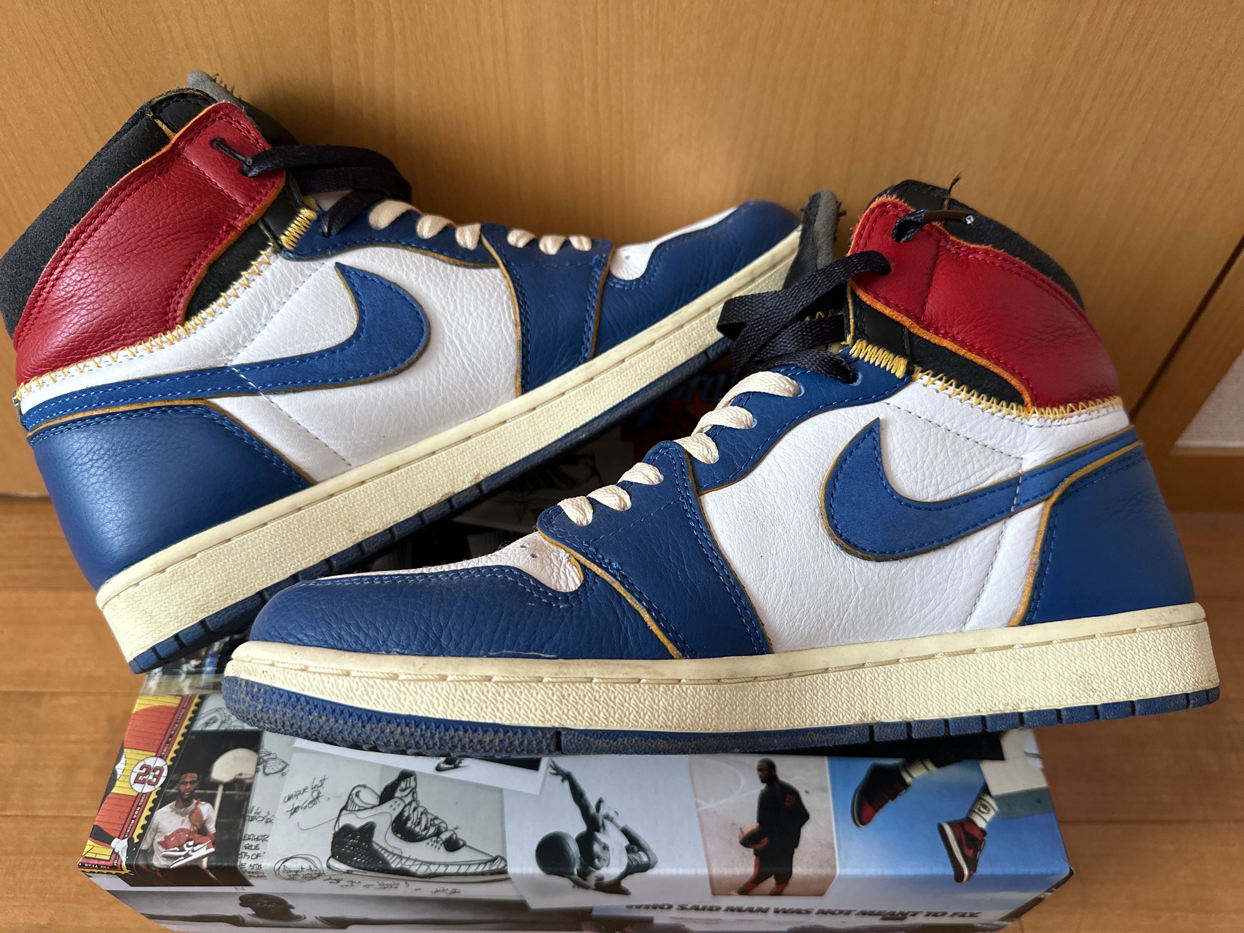 Union × Nike Air Jordan 1 Retro High OG NRG "Storm Blue/Varsity Red"