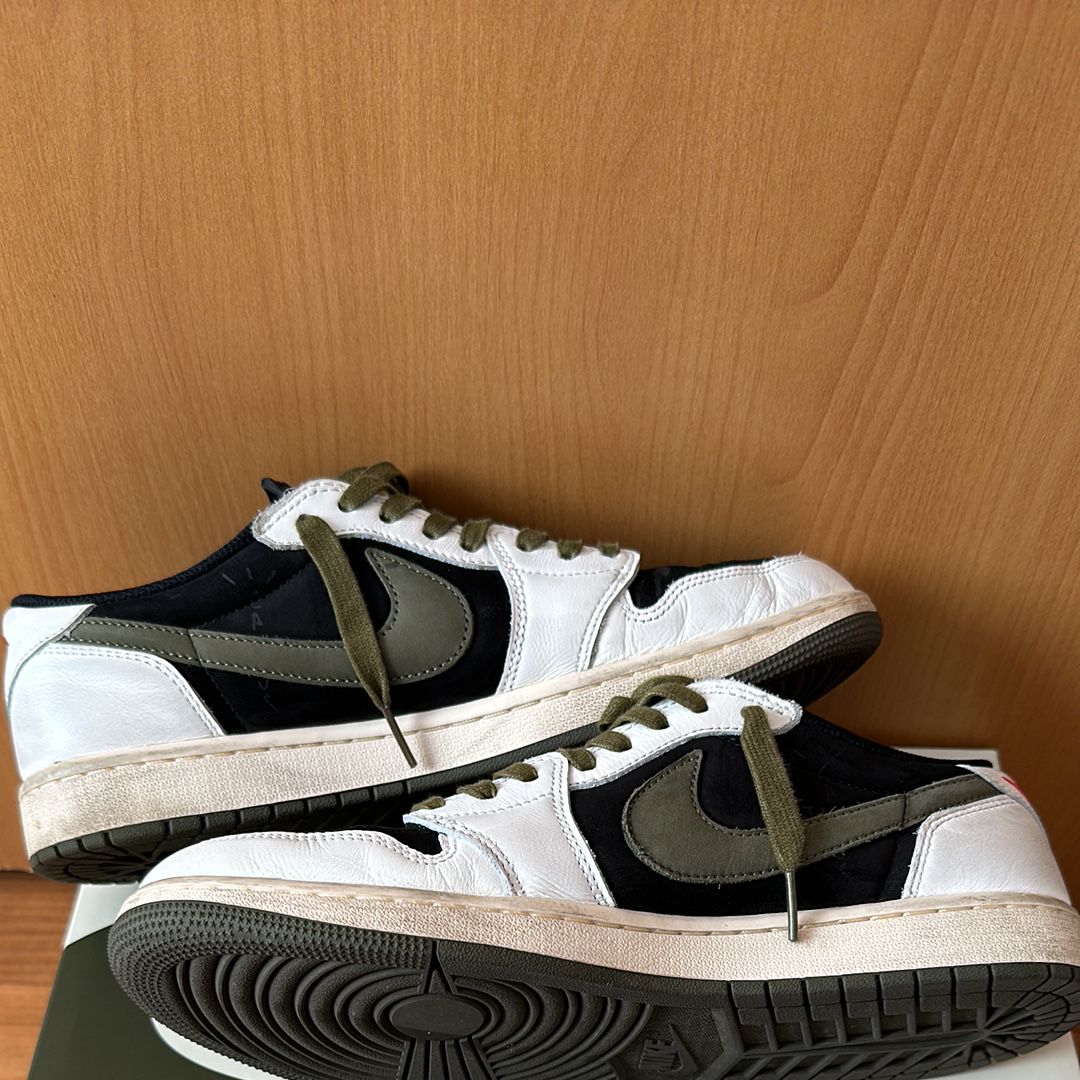 Travis Scott × Nike Women's Air Jordan 1 Low OG "Medium Olive"