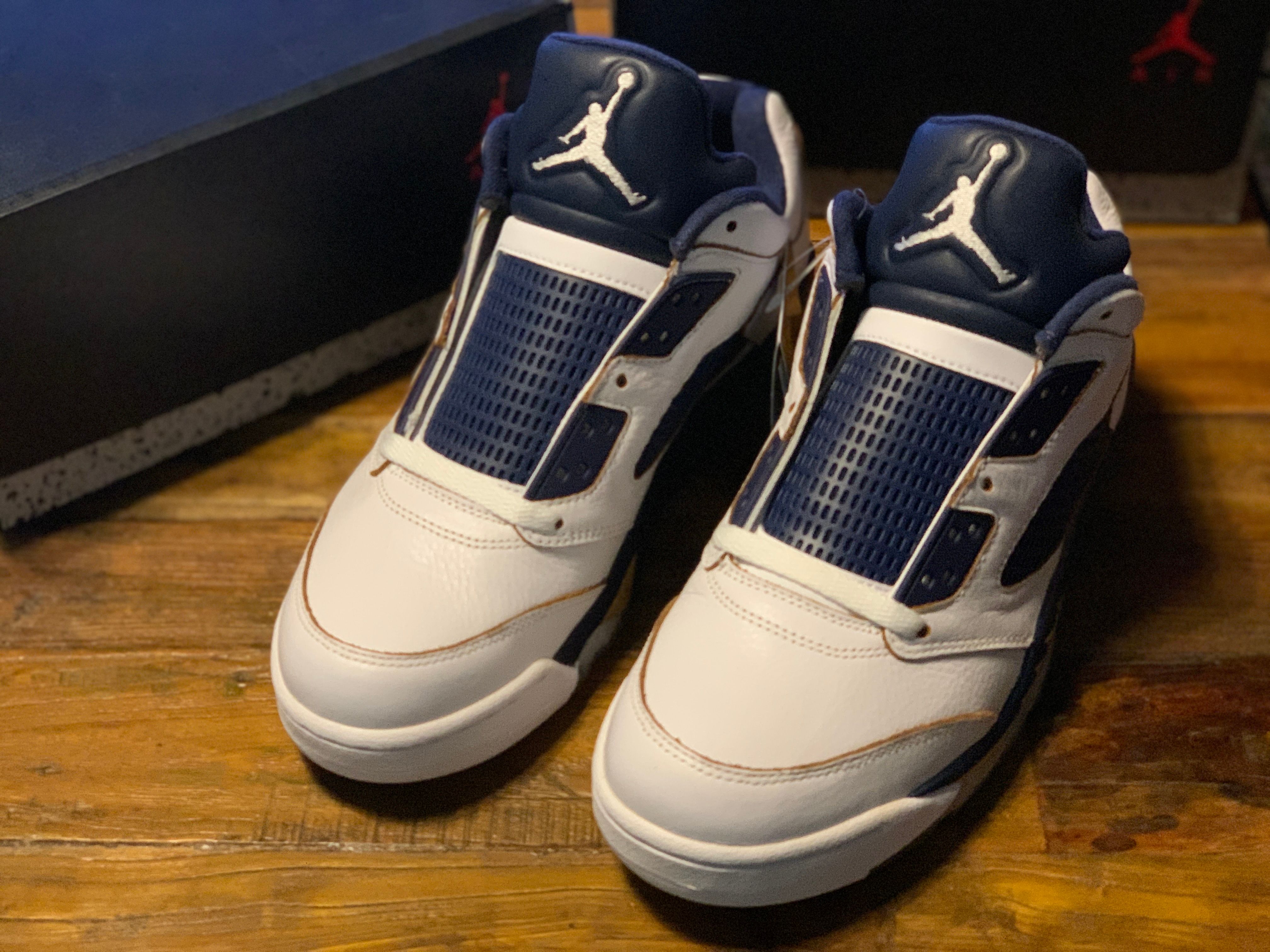 NIKE AIR JORDAN 5 RETRO LOW DUNK FROM ABOVE