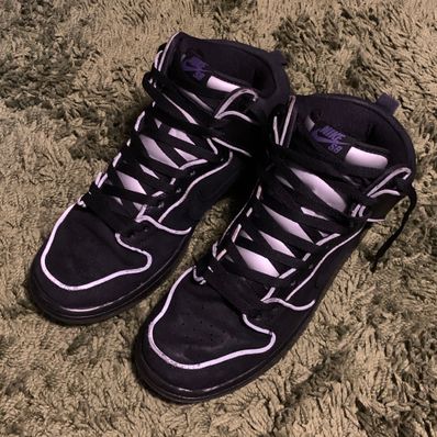 Nike SB Dunk High "Black Purple Box"