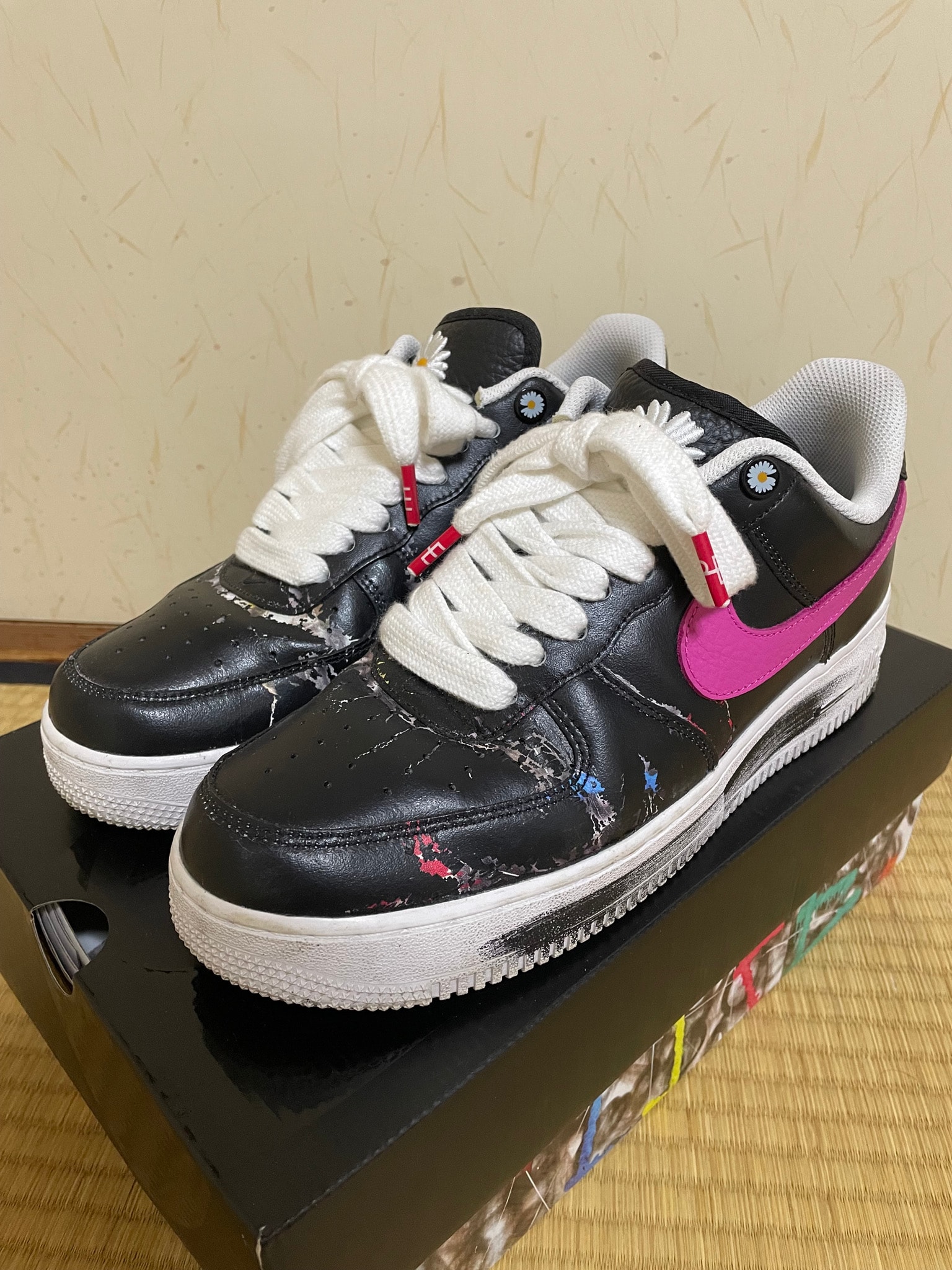 PEACEMINUSONE × Nike Air Force 1 Low '07 Para-Noise 3.0 "Black and Multi-Color" / G-DRAGON