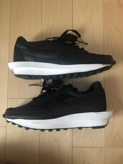 sacai × Nike LDV Waffle "Triple Black"