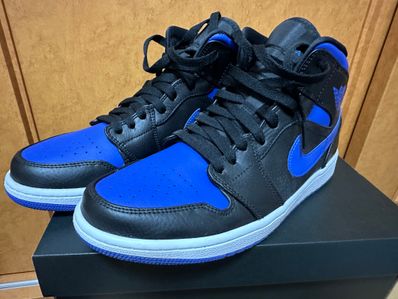 NIKE AIR JORDAN 1 MID "BLACK/BLUE"