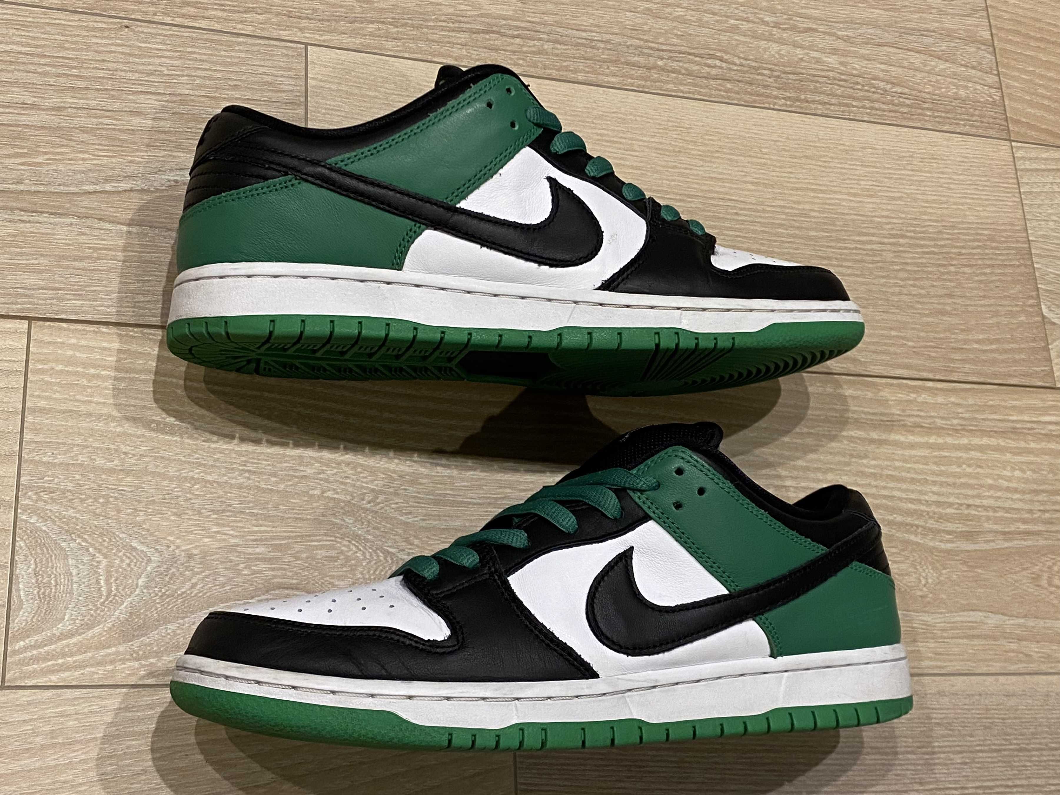 Nike SB Dunk Low Pro "Black and Classic Green"