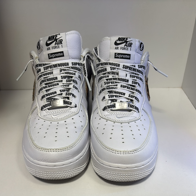 GOODENOUGH × Supreme × Nike Air Force 1 Low "White/Leopard" (25SS Week15)