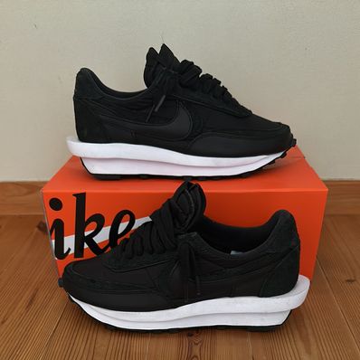 sacai × Nike LDV Waffle "Triple Black"