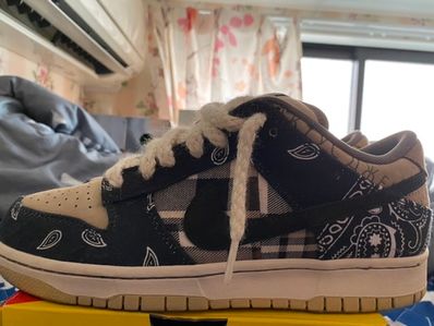 Travis Scott × Nike SB Dunk Low "Black/Parachute Beige"