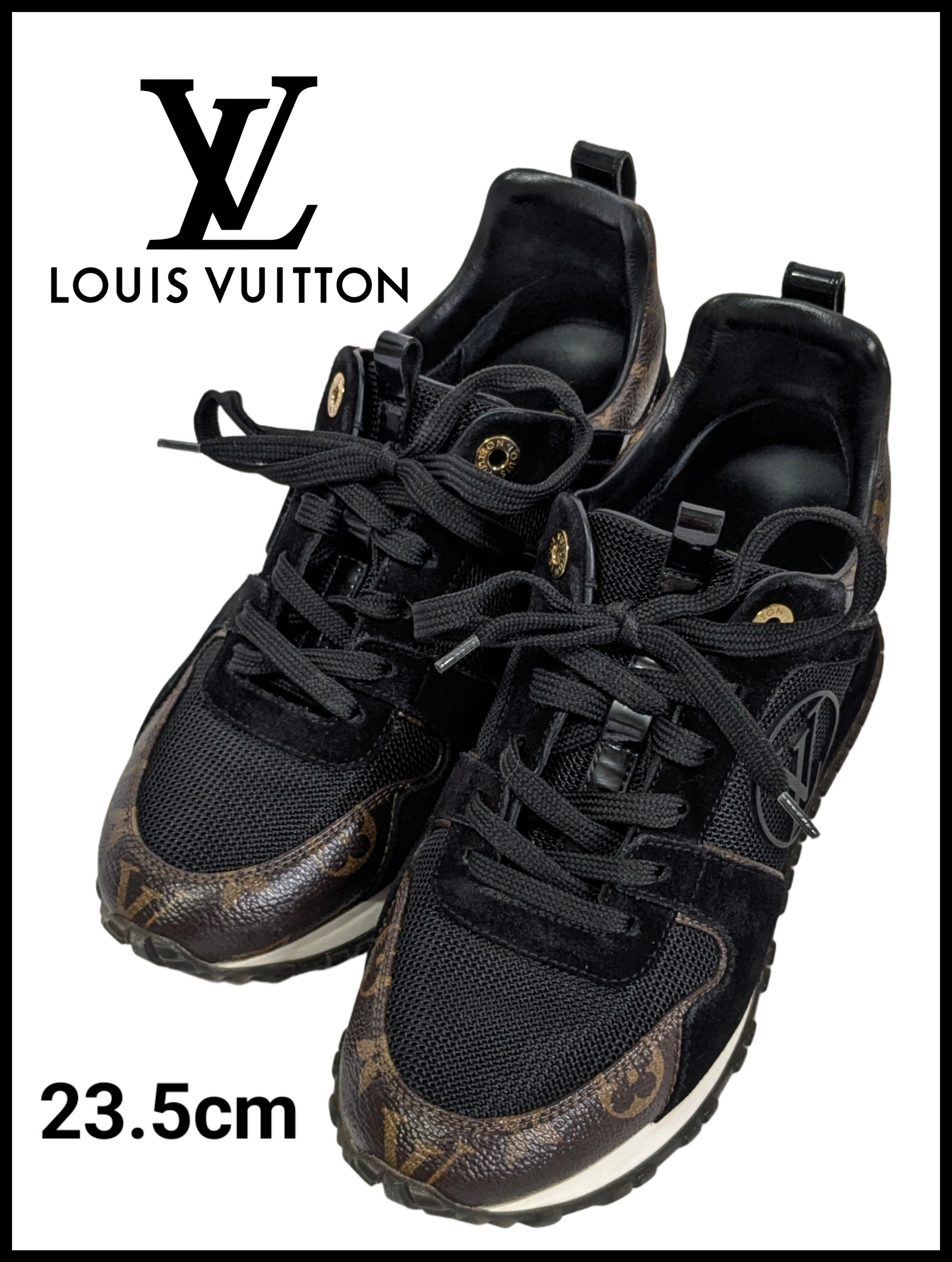 Louis Vuitton Run Away Line Sneaker "Black"