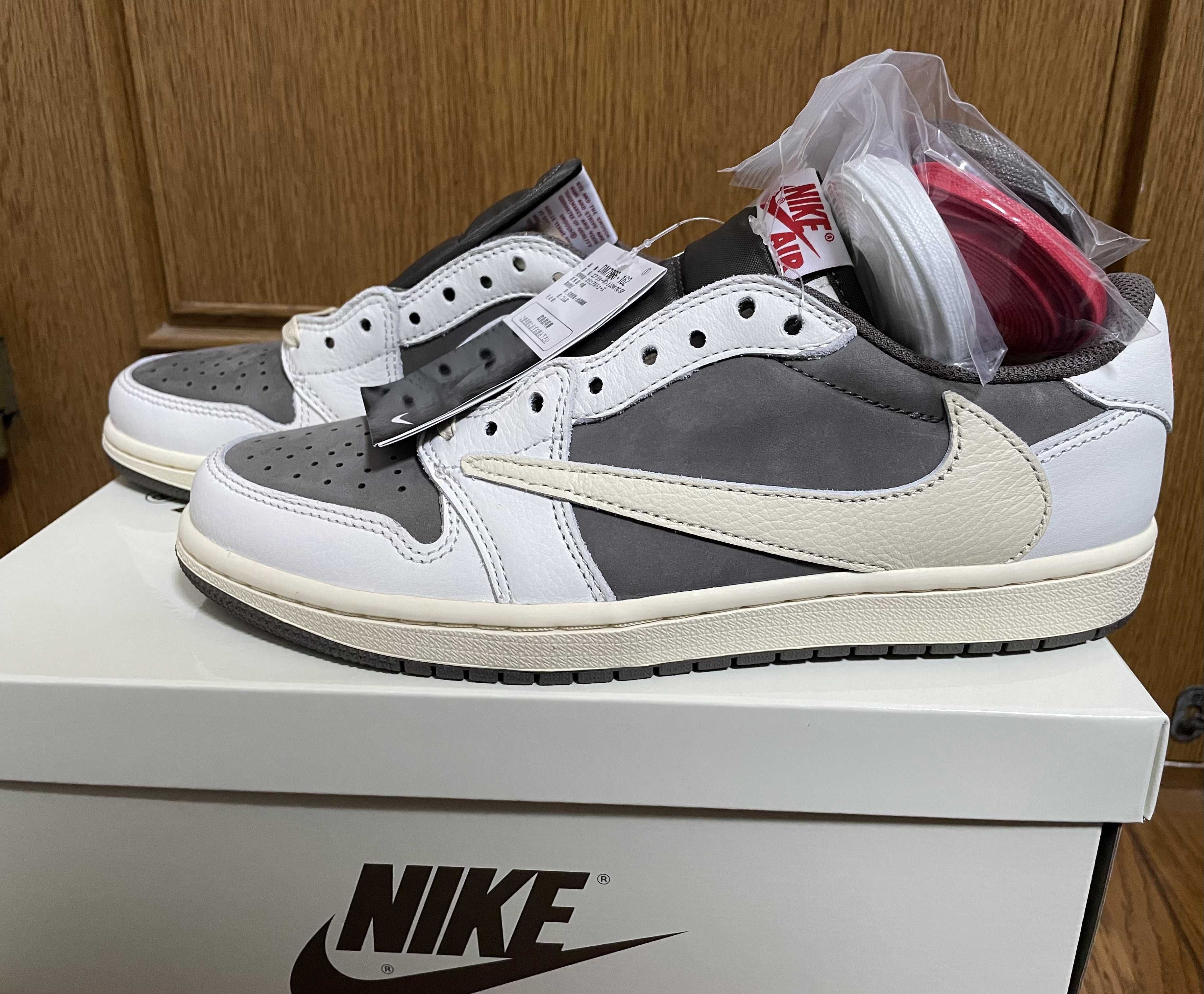 Travis Scott × Nike Air Jordan 1 Low OG SP "Reverse Mocha/Sail and Ridgerock"
