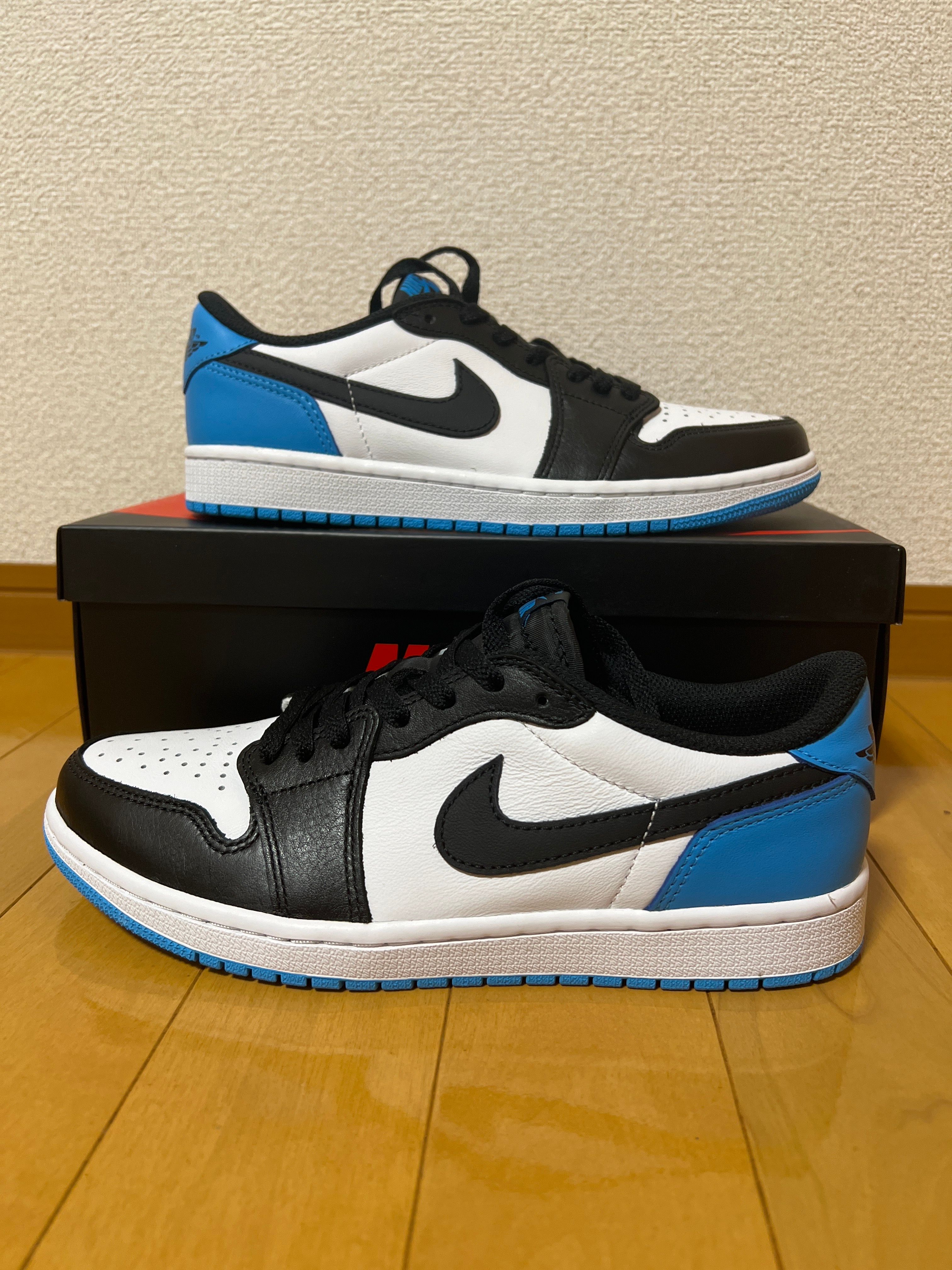Nike Air Jordan 1 Low OG "Black and Dark Powder Blue/UNC"