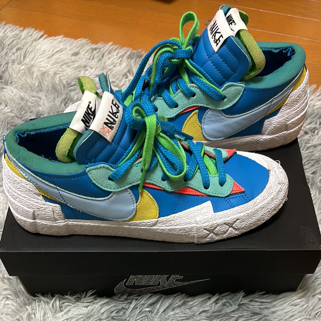 KAWS × sacai × Nike Blazer Low "Neptune Blue"