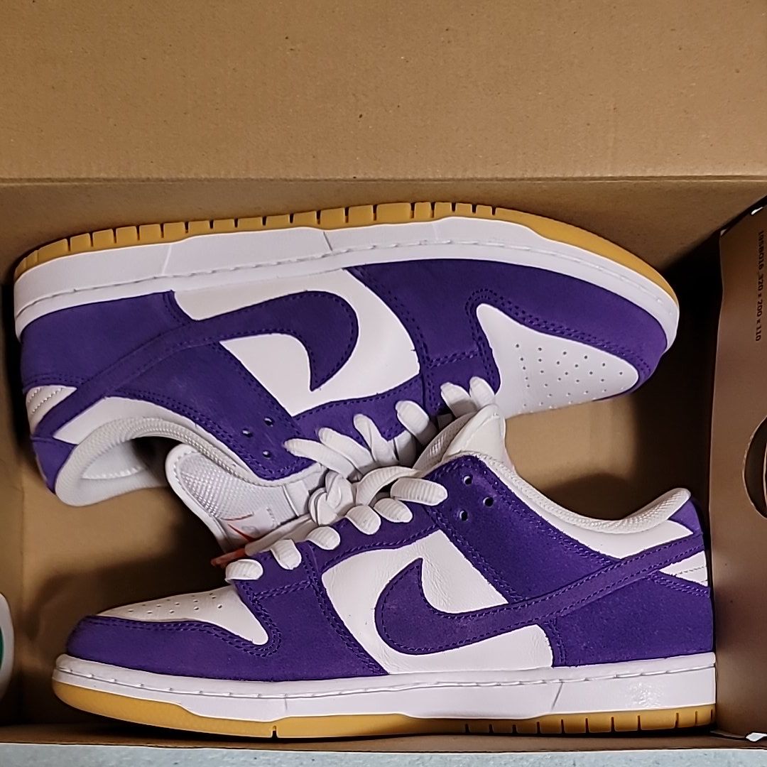 Nike SB Dunk Low Pro ISO Orange Label "Court Purple Gum"