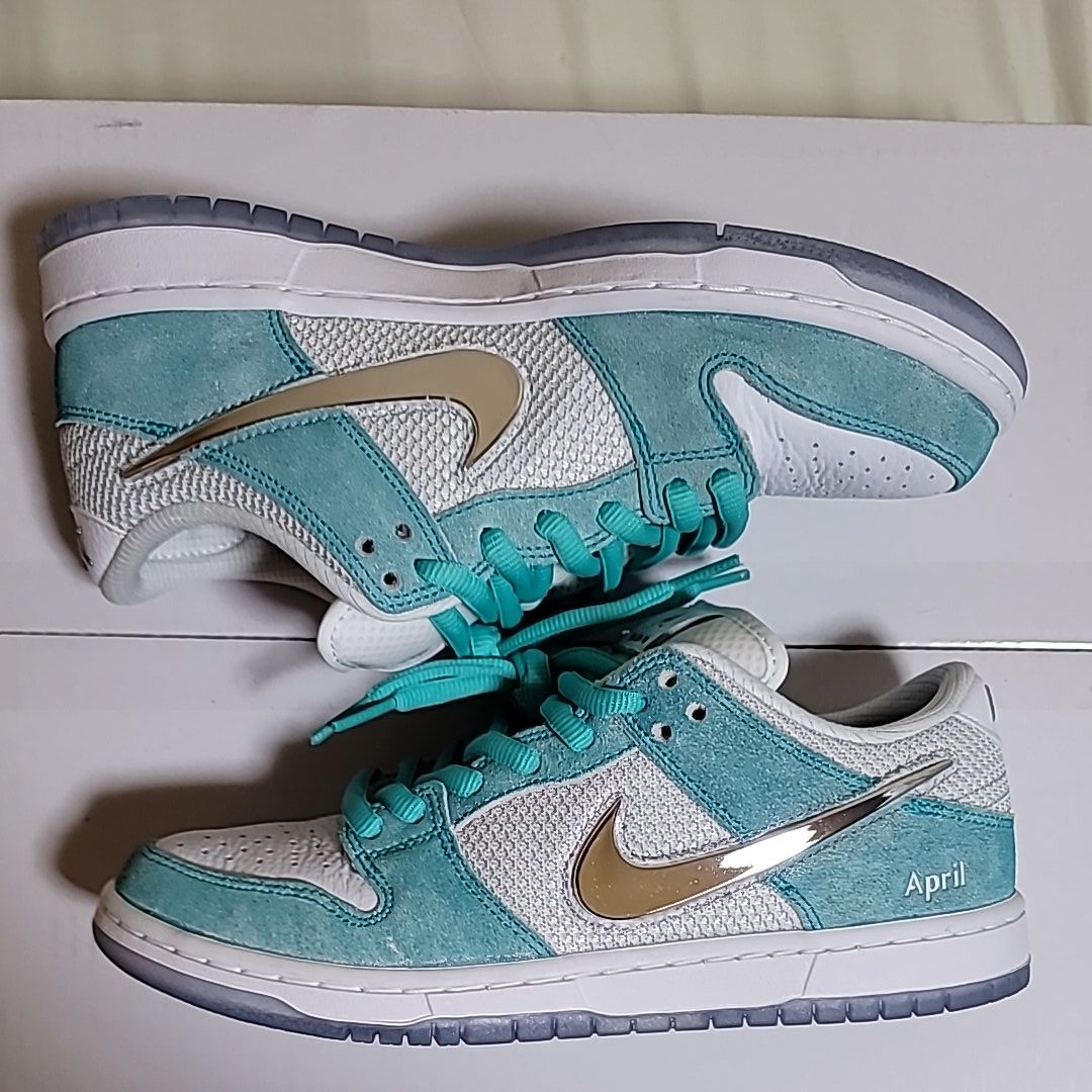 APRIL SKATEBOARDS × Nike SB Dunk Low Pro QS "White and Multi-Color"