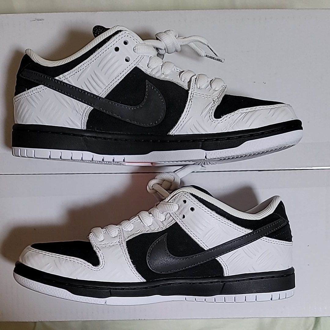 TIGHTBOOTH × Nike SB Dunk Low Pro QS "Black and White"
