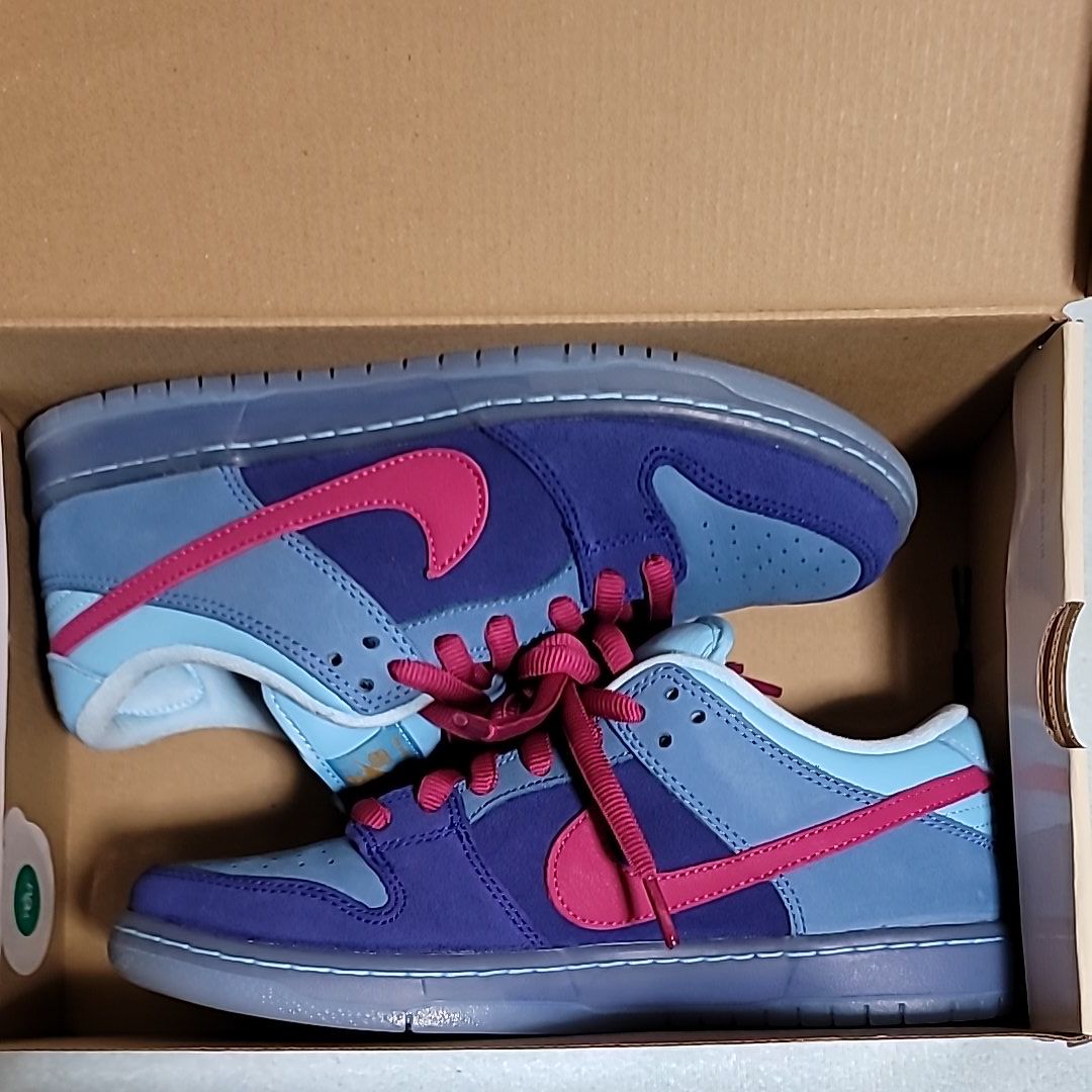 Run The Jewels × Nike SB Dunk Low "Deep Royal Blue and Active Pink"