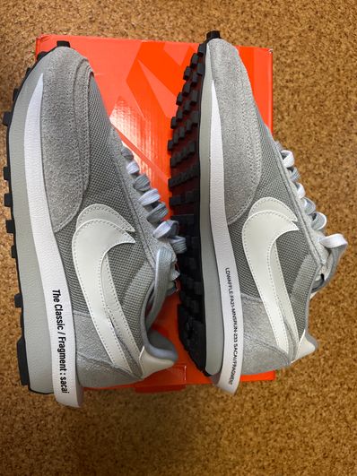 Fragment × sacai × Nike LD Waffle "Light Smoke Grey"