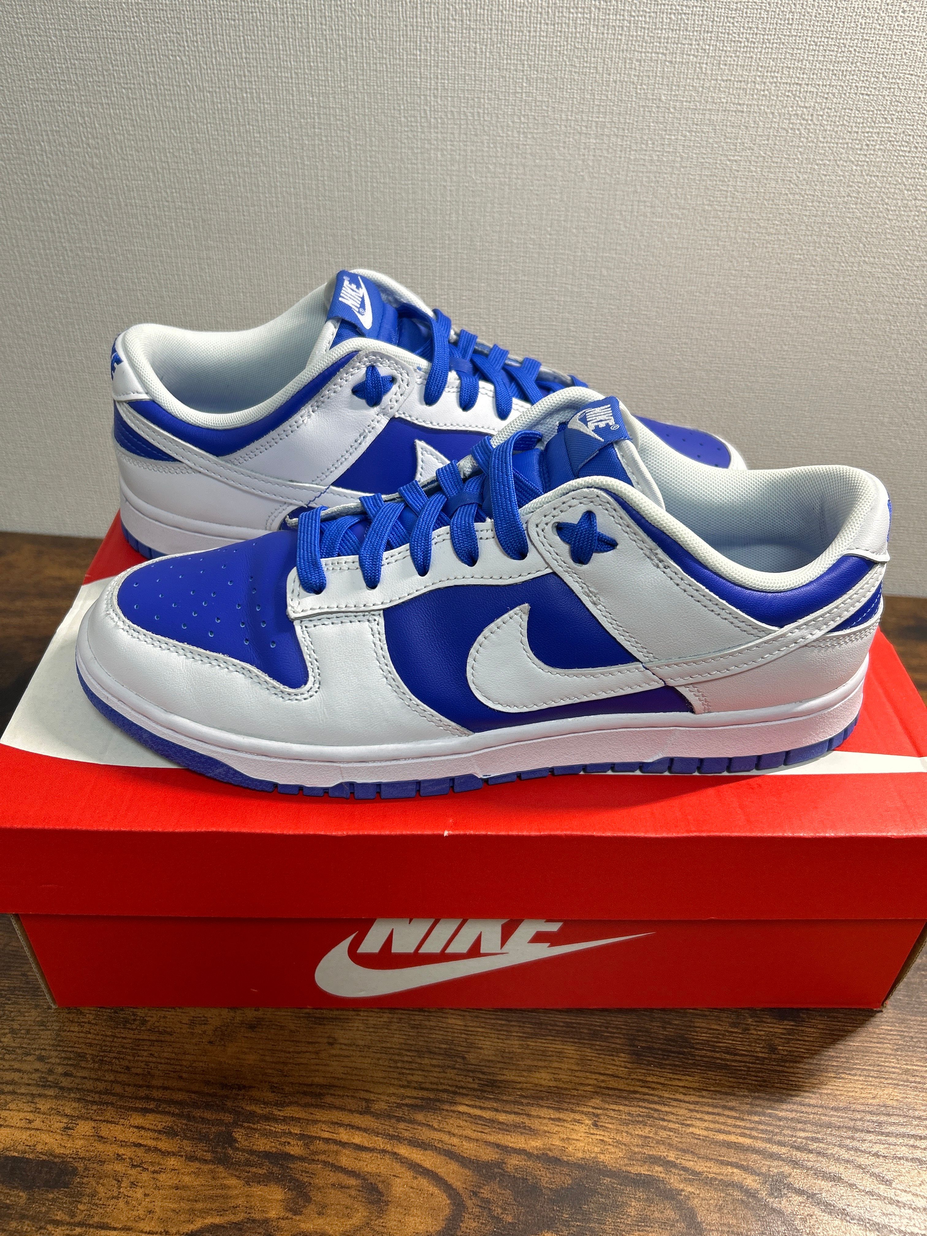 Nike Dunk Low Retro "Racer Blue and White"
