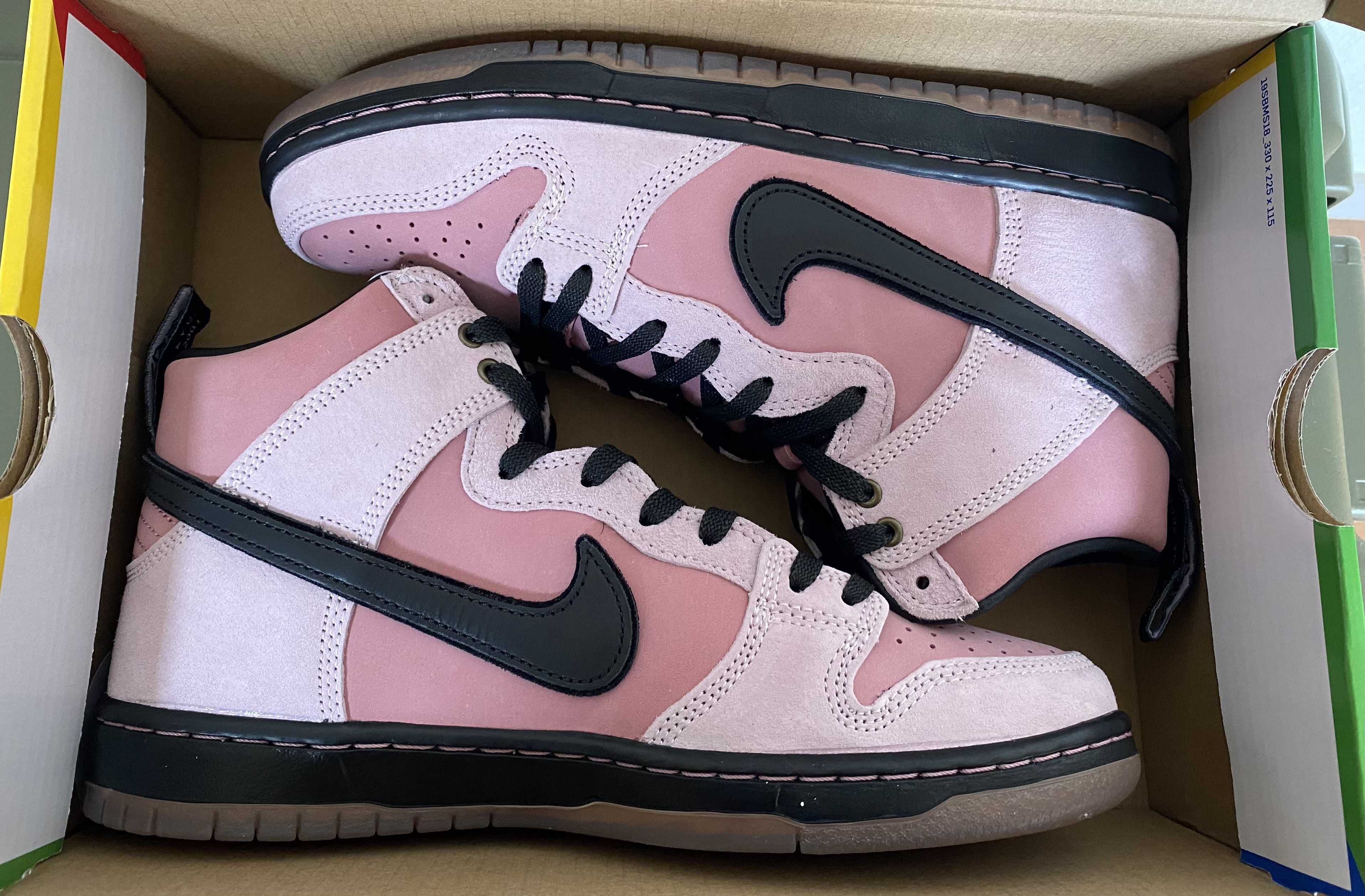 KCDC Brooklyn Skateshop × Nike SB Dunk High "Pink/Black"
