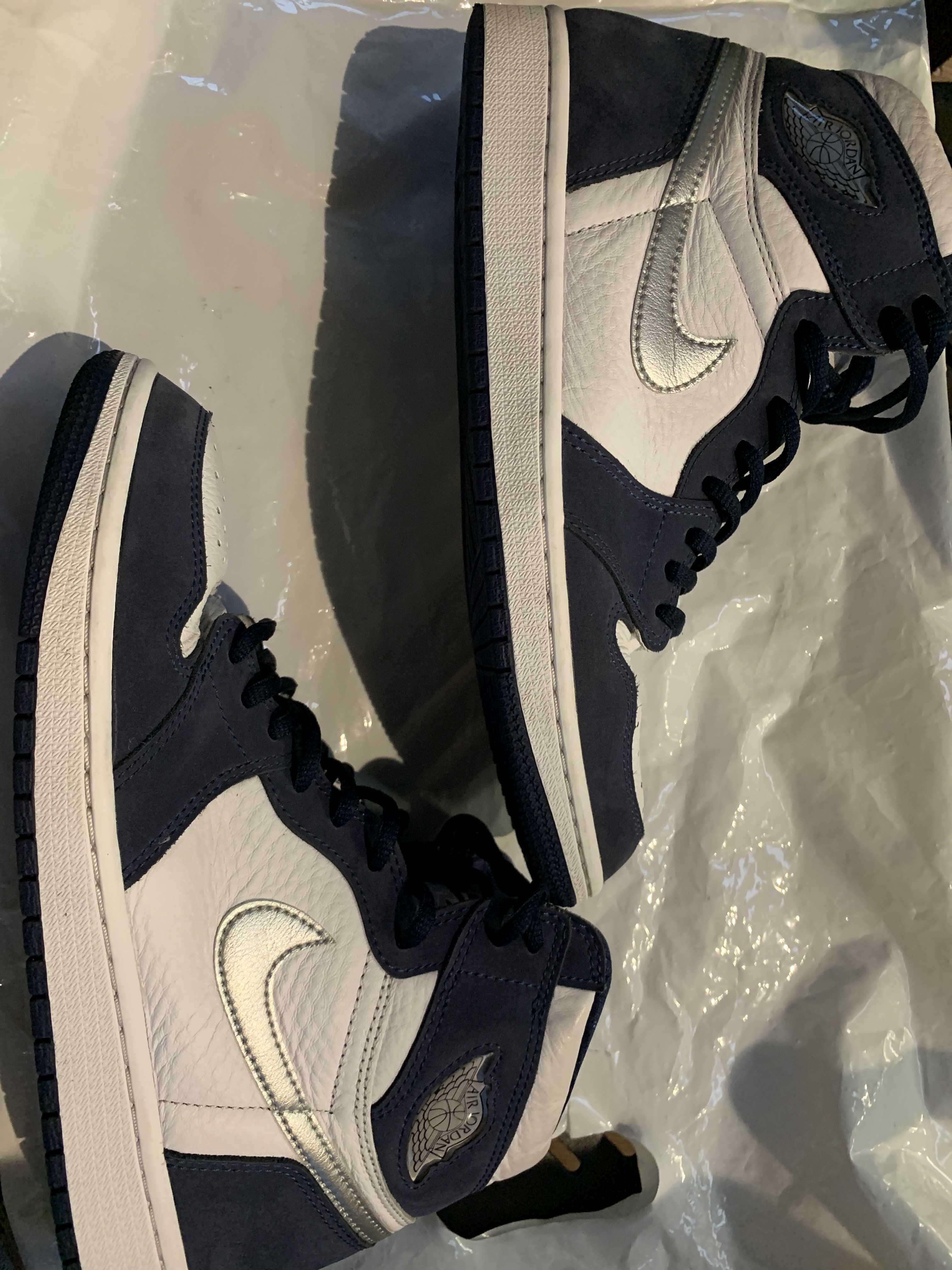 Nike Air Jordan 1 High OG CO.JP "White/Midnight Navy" (2020) (Standard Box)