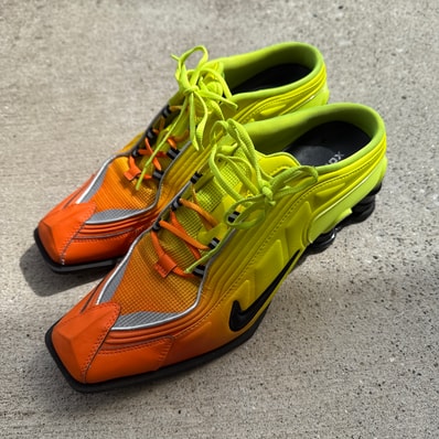 Martine Rose × Nike Women's Shox MR4 "Safety Orange"