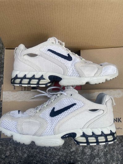 Stussy × Nike Air Zoom Spiridon CG 2 "Fossil/Black"