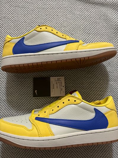 Travis Scott × Nike Women's Air Jordan 1 Retro Low OG "Canary"