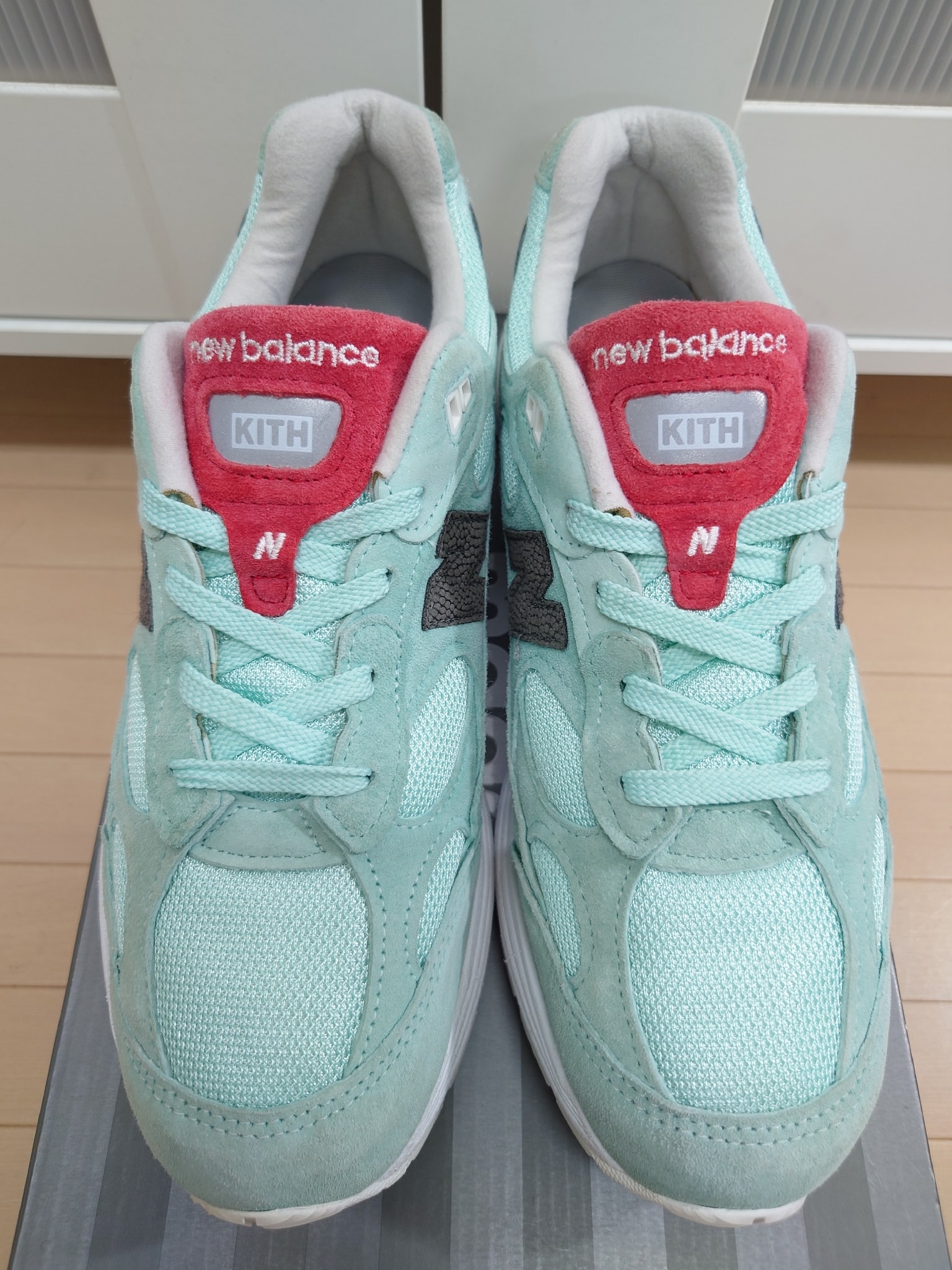 KITH × New Balance 992 Kithmas "Teal/Gray"