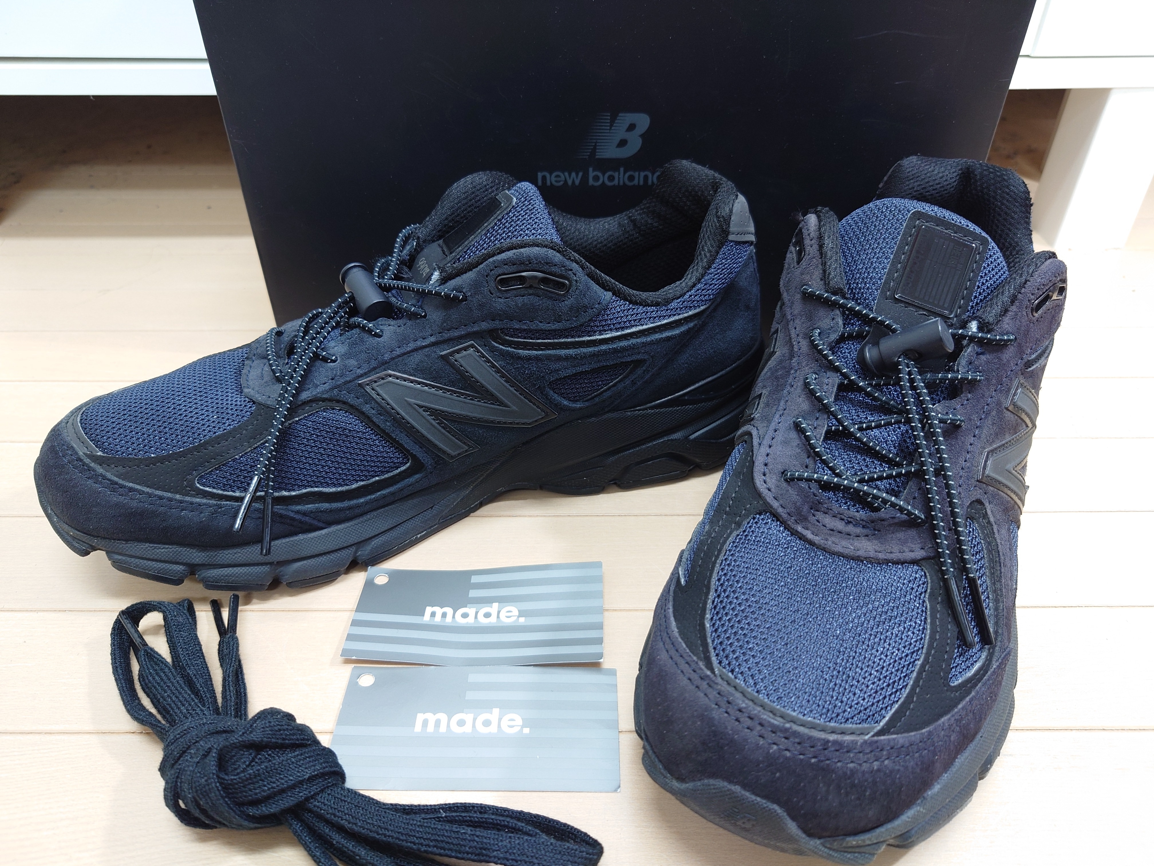 JJJJound × New Balance 990V4 "Navy"