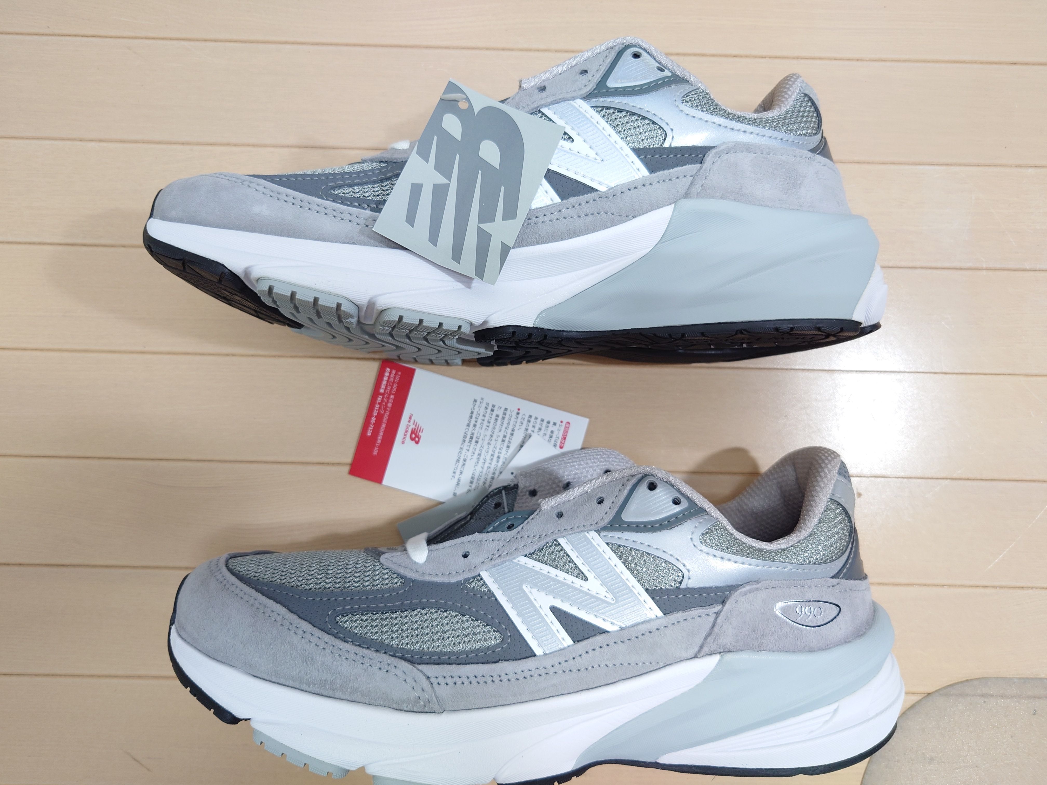 New Balance 990V6 "Gray" (Heel Logo NB)