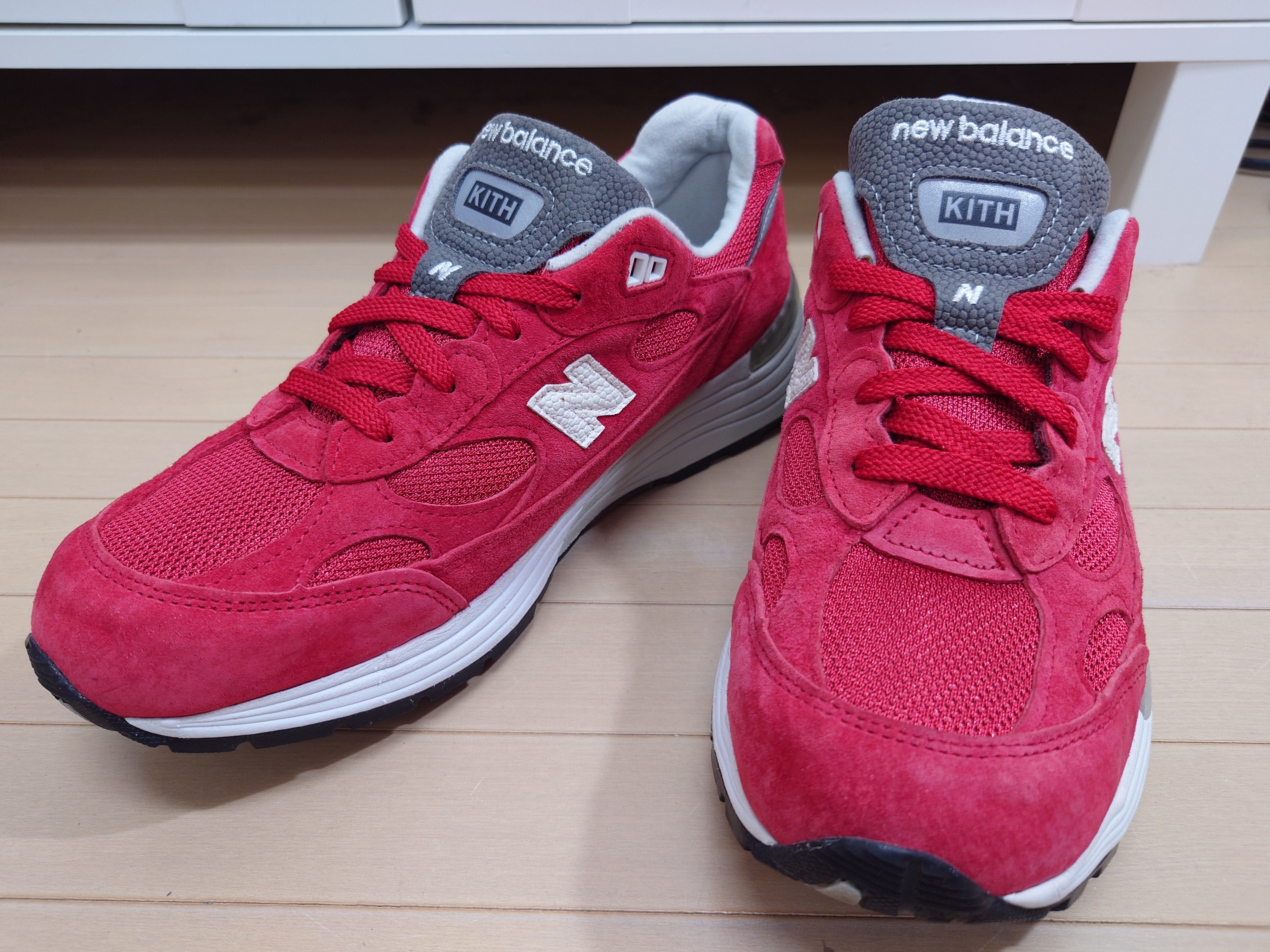 KITH × New Balance 992 Kithmas "Red"