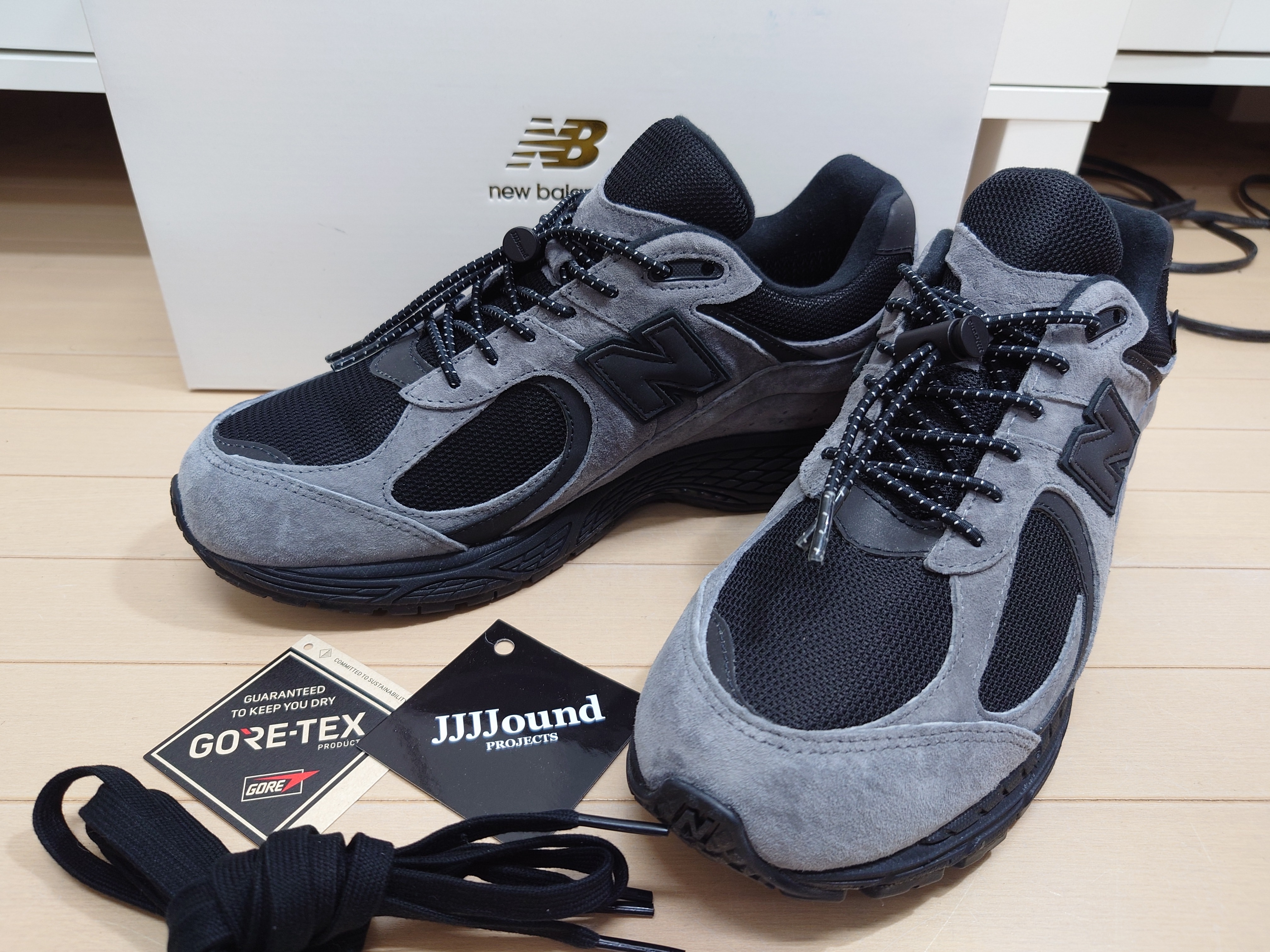 JJJJound × New Balance 2002R GORE-TEX "Charcoal" M2002RXZ