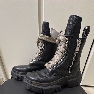 Rick Owens × Dr.Martens 1460 DMXL Jumbo Lace Boot "Black"