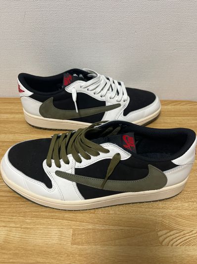 Travis Scott × Nike Women's Air Jordan 1 Low OG "Medium Olive"
