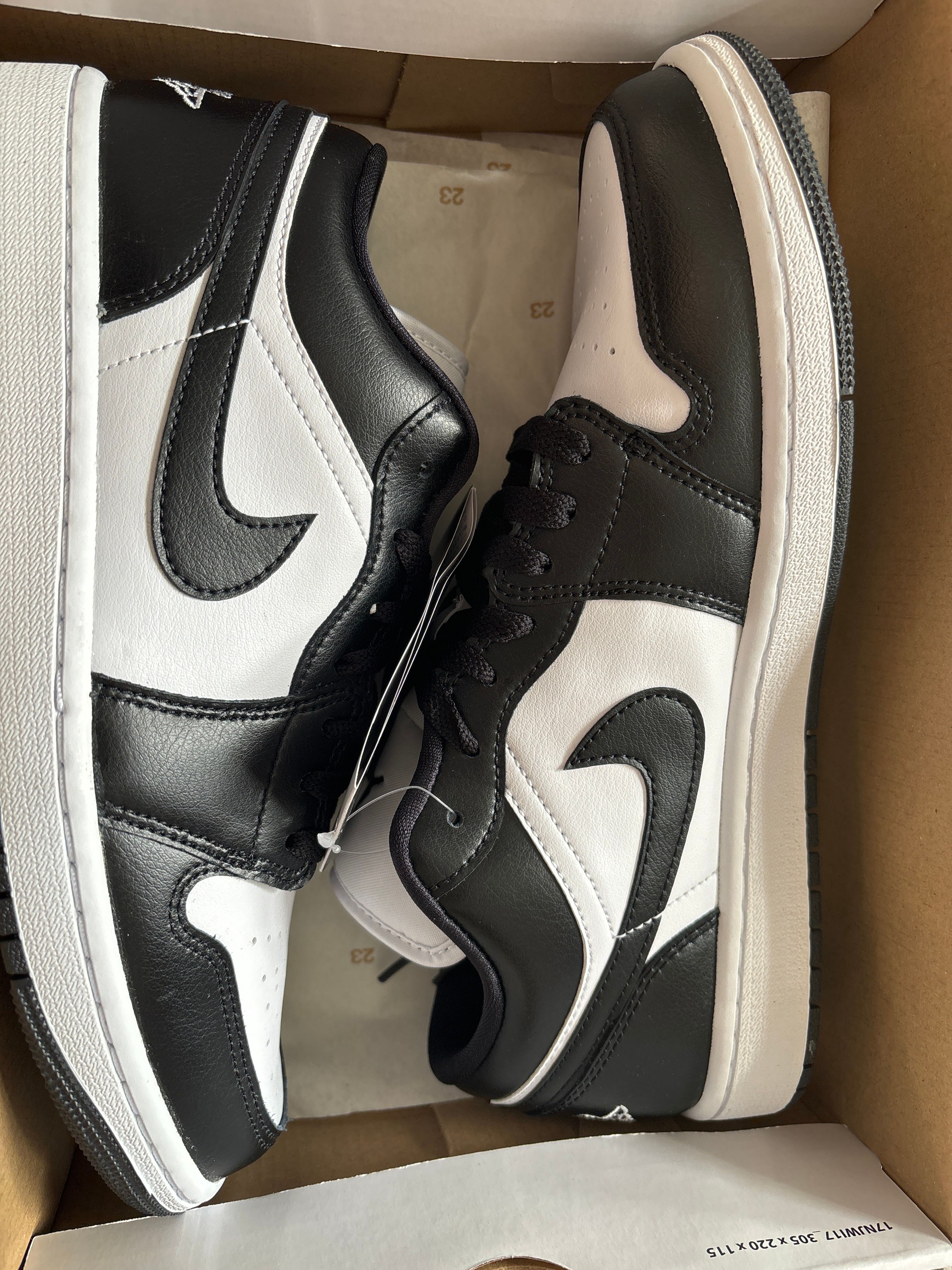 Nike Women's Air Jordan 1 Low "White/Black"