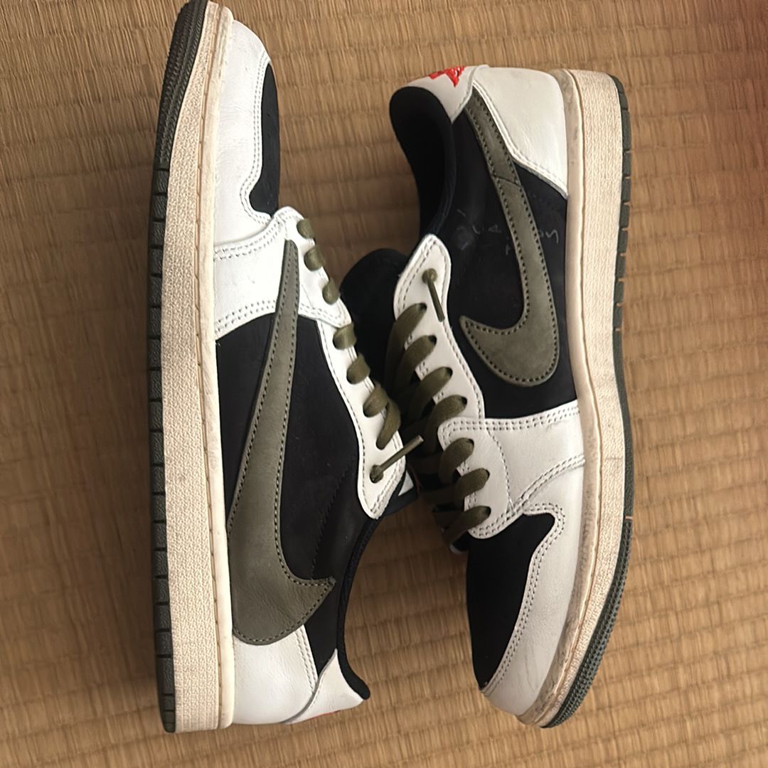 Travis Scott × Nike Women's Air Jordan 1 Low OG "Medium Olive"
