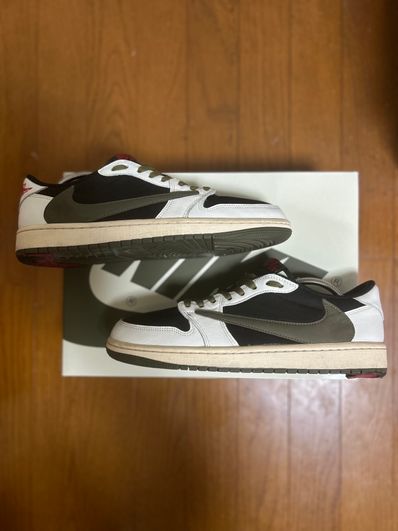 Travis Scott × Nike Women's Air Jordan 1 Low OG "Medium Olive"