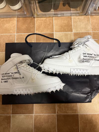 Off-White × Nike Air Force 1 Mid "Graffiti"